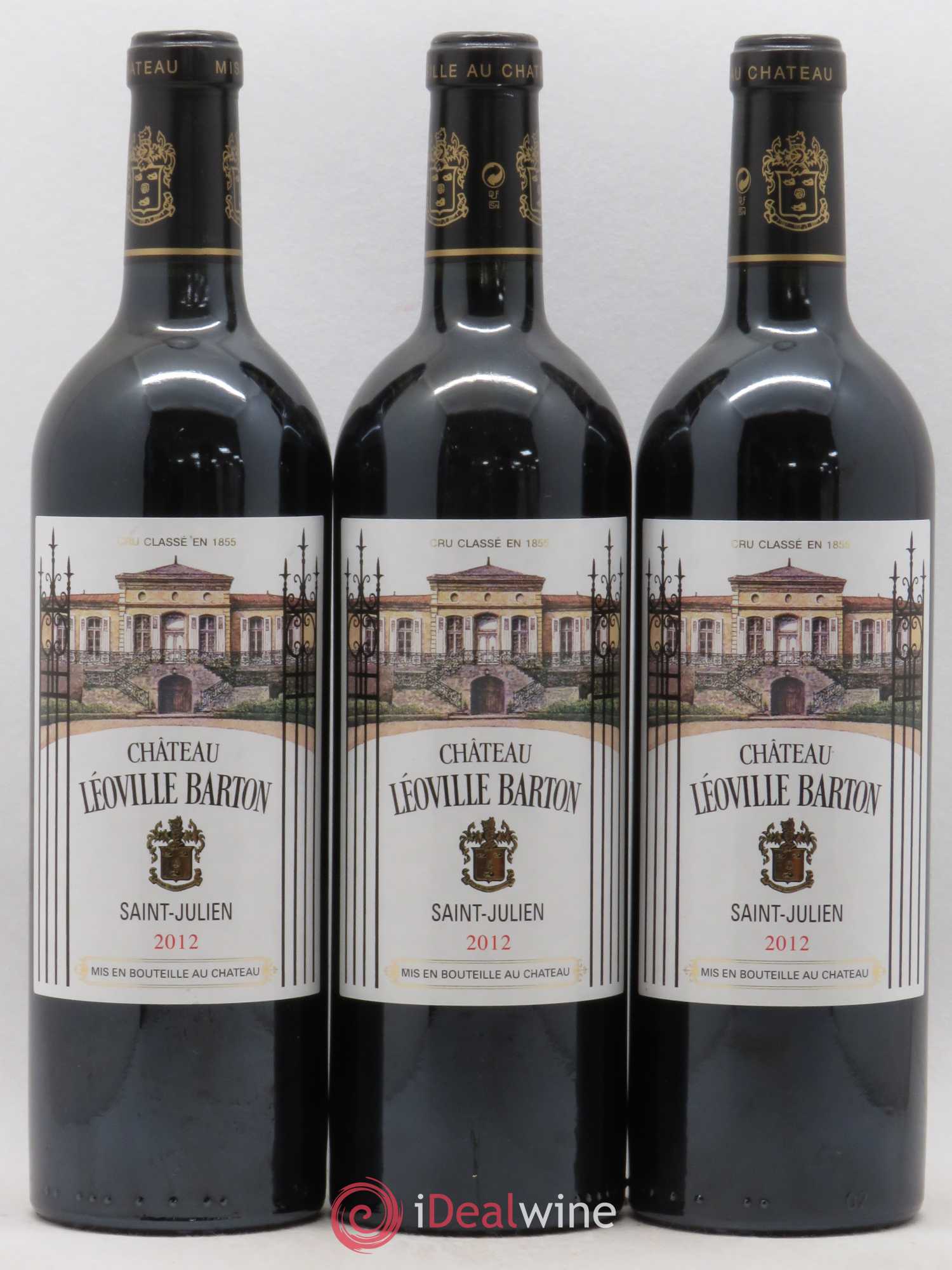 Château Léoville Barton 2ème Grand Cru Classé 2012 - Lot de 3 bouteilles - 0