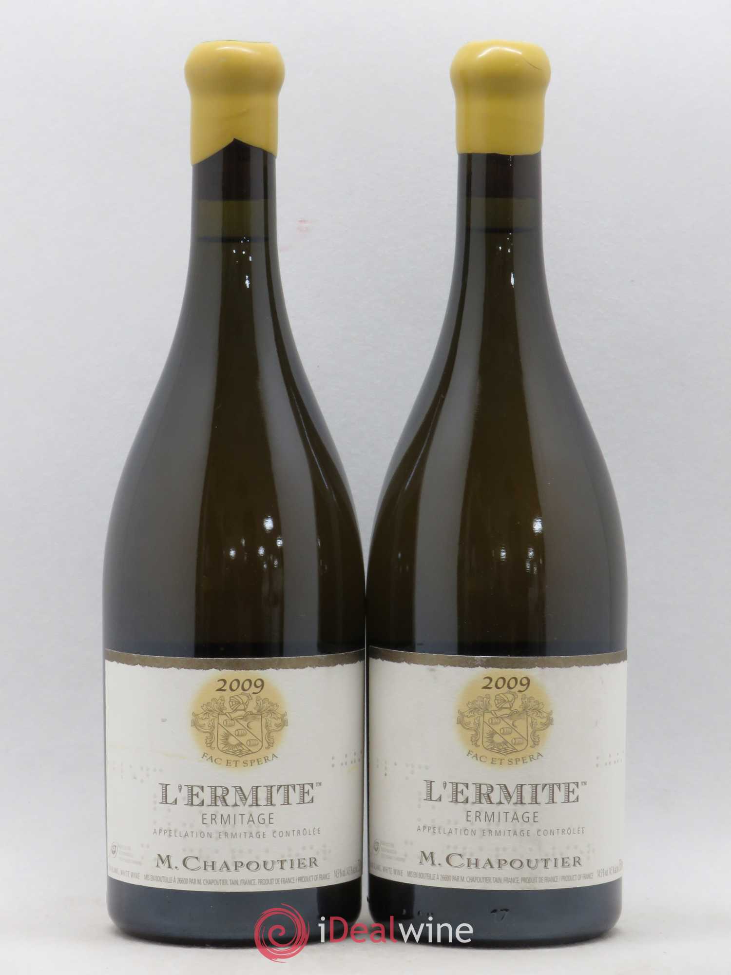 Hermitage Ermitage l'Ermite Chapoutier 2009 - Lot de 2 bouteilles - 0