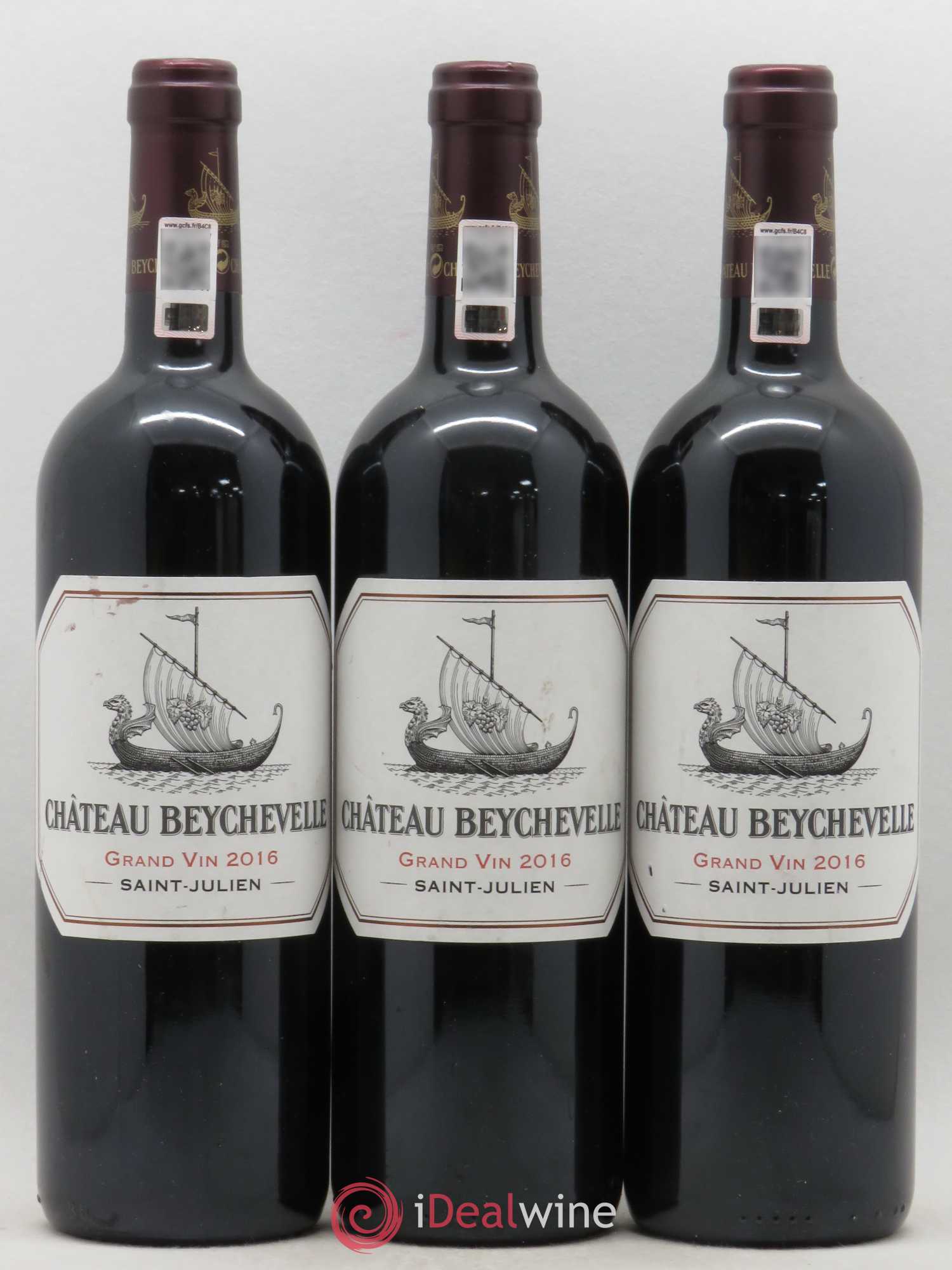 Château Beychevelle 4ème Grand Cru Classé 2016 - Lot de 3 bouteilles - 0