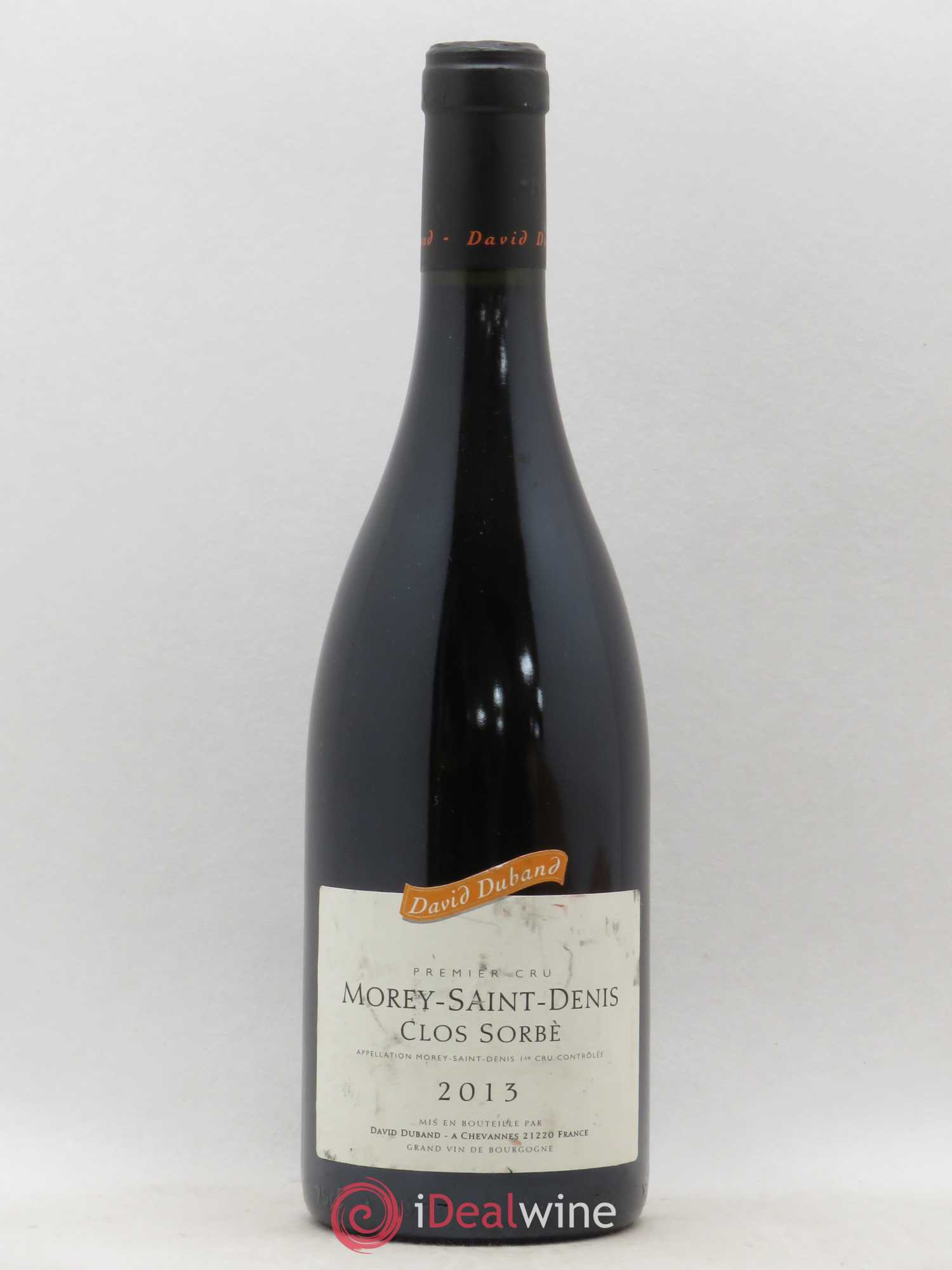 Morey-Saint-Denis 1er Cru Clos Sorbè Domaine David Duband 2013 - Posten von 1 Flasche - 0