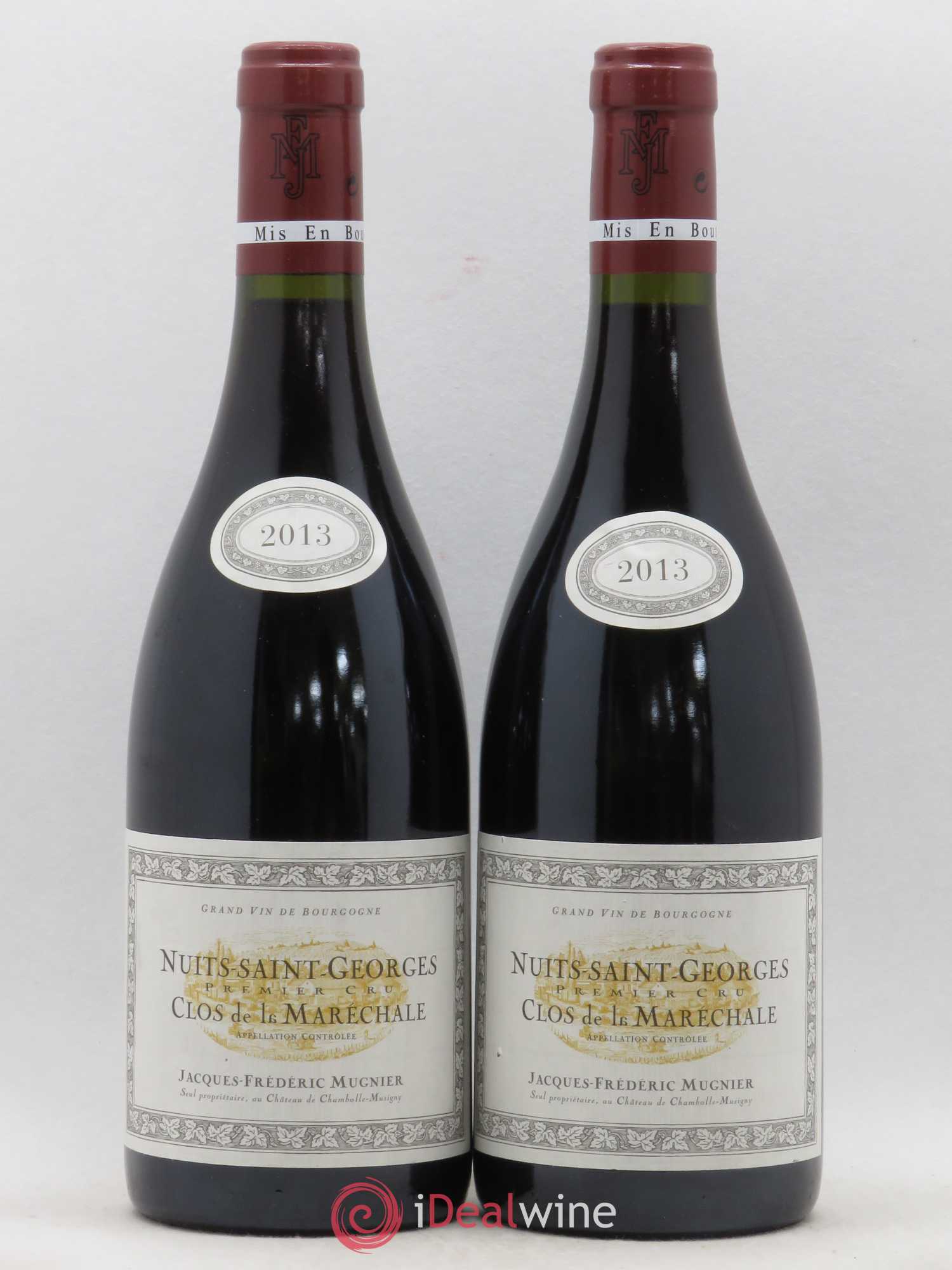 Nuits-Saint-Georges 1er Cru Clos de La Maréchale Jacques-Frédéric Mugnier 2013 - Lot de 2 bouteilles - 0
