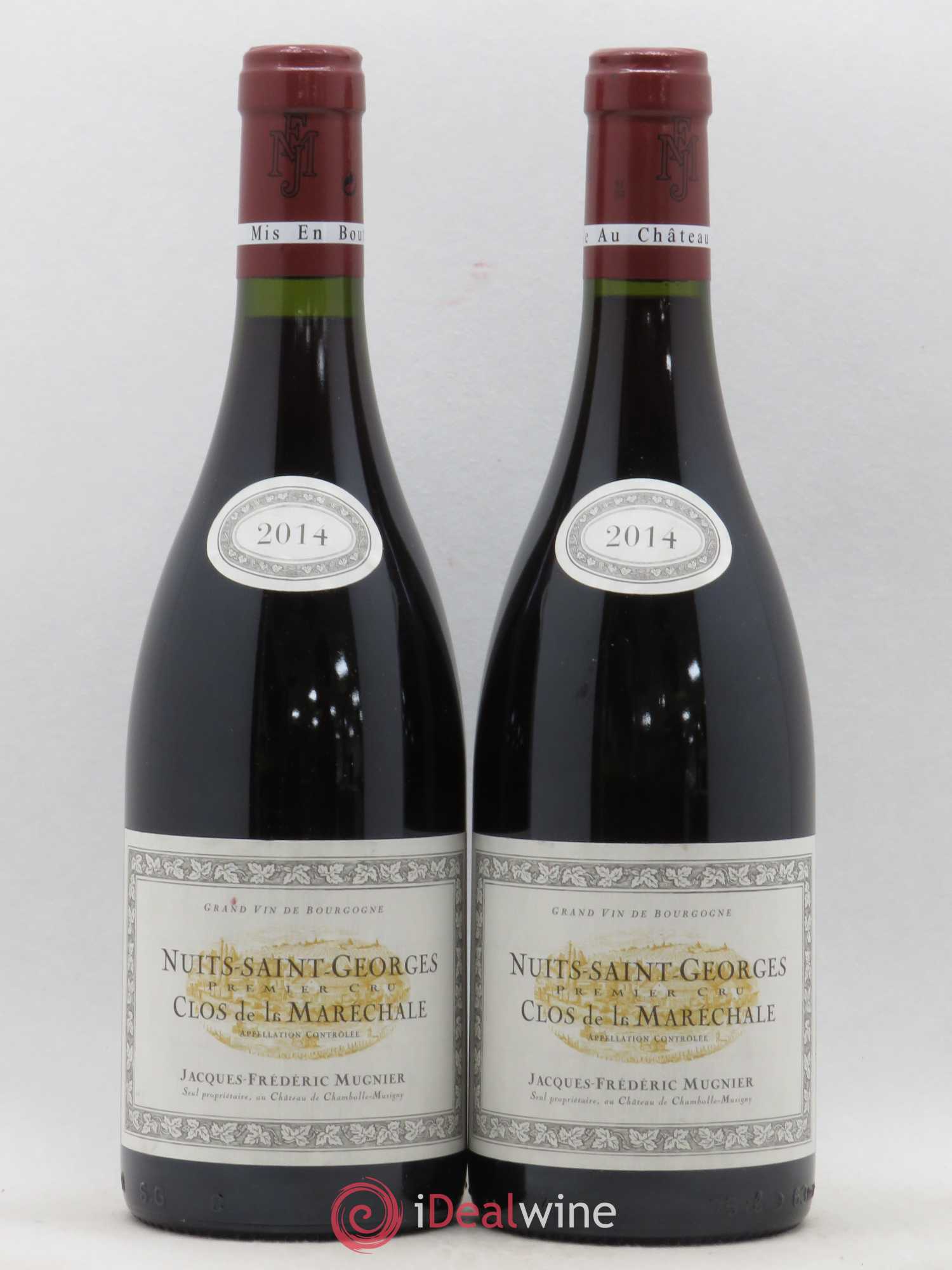 Nuits-Saint-Georges 1er Cru Clos de La Maréchale Jacques-Frédéric Mugnier 2014 - Lot de 2 bouteilles - 0