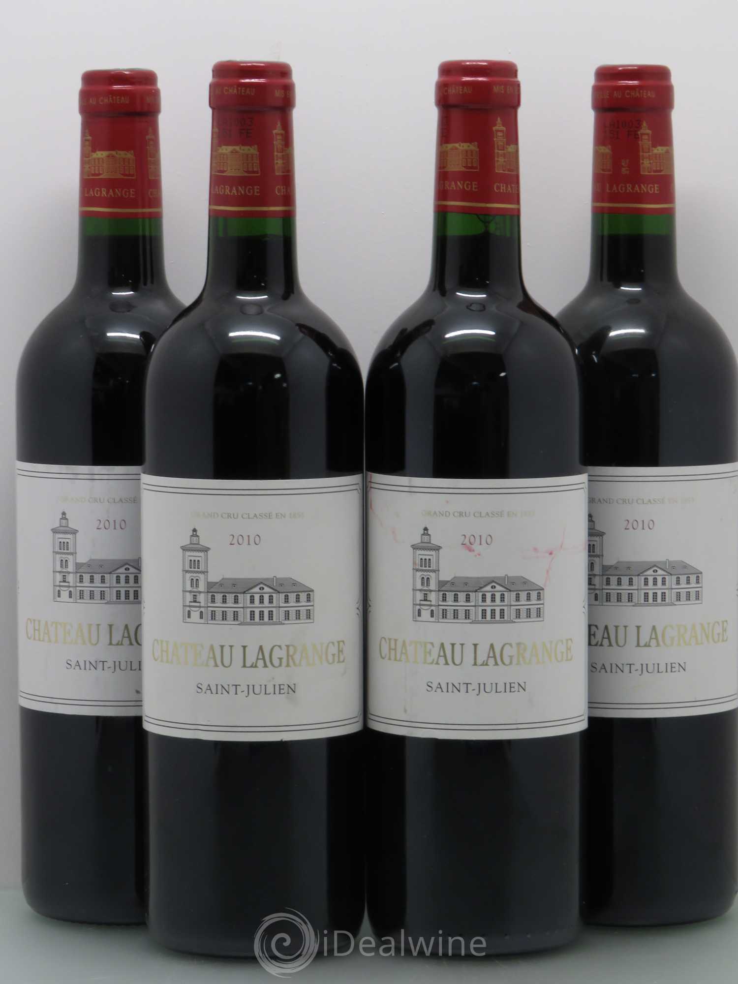 Château Lagrange 3ème Grand Cru Classé 2010 - Lot de 4 bouteilles - 0