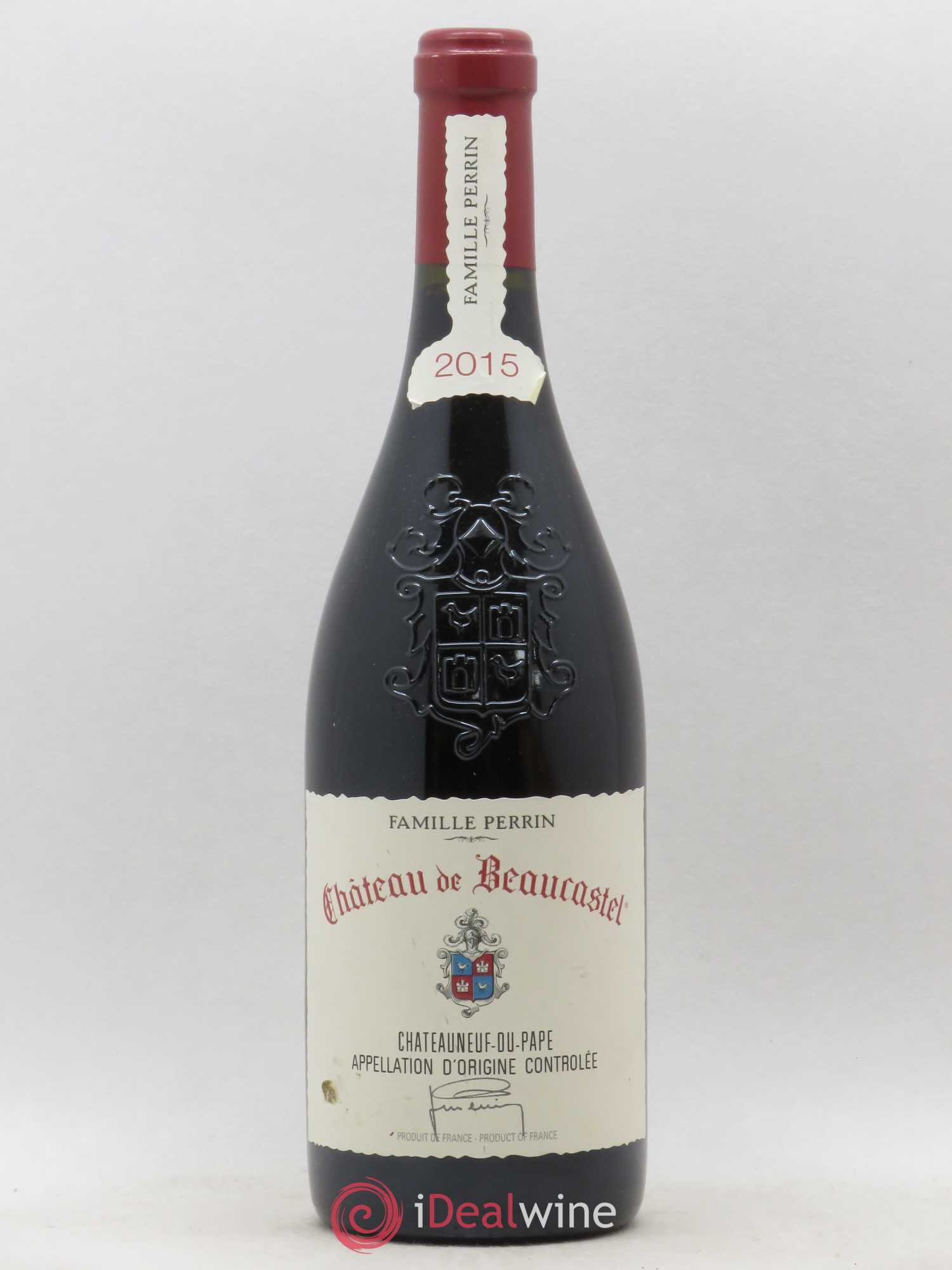 Châteauneuf-du-Pape Château de Beaucastel Famille Perrin 2015 - Lot de 1 bouteille - 0