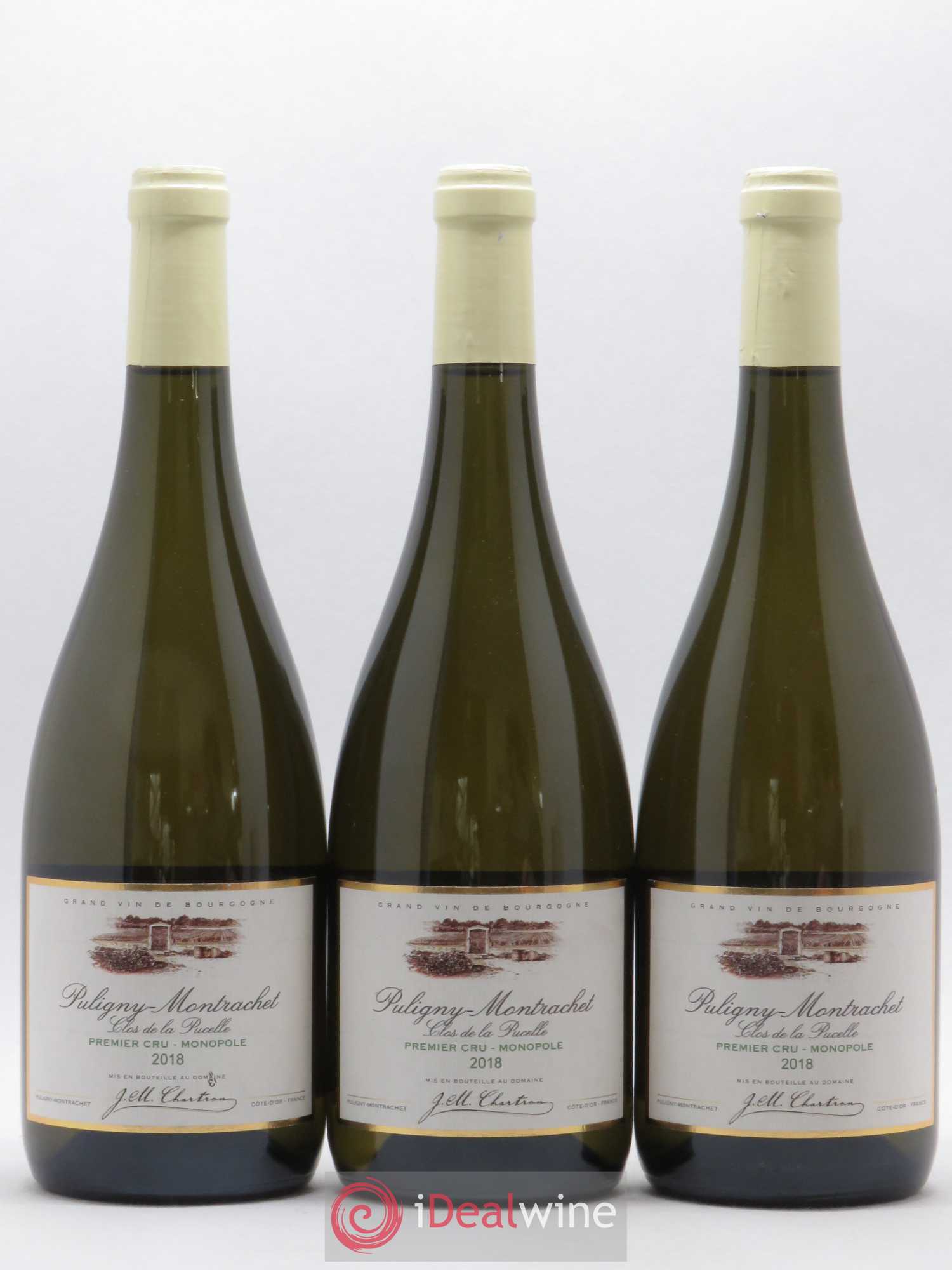 Puligny-Montrachet 1er Cru Clos de la Pucelle Jean Chartron (Domaine) 2018 - Lot de 3 bouteilles - 0