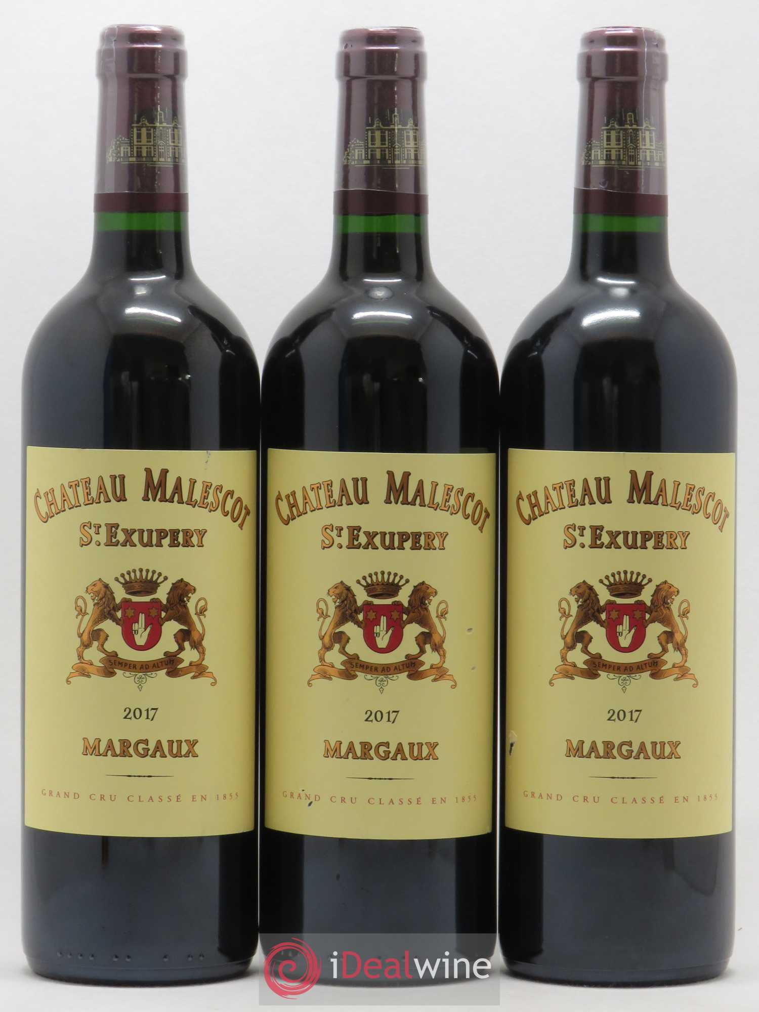 Château Malescot Saint-Exupéry 3ème Grand Cru Classé 2017 - Lot de 3 bouteilles - 0