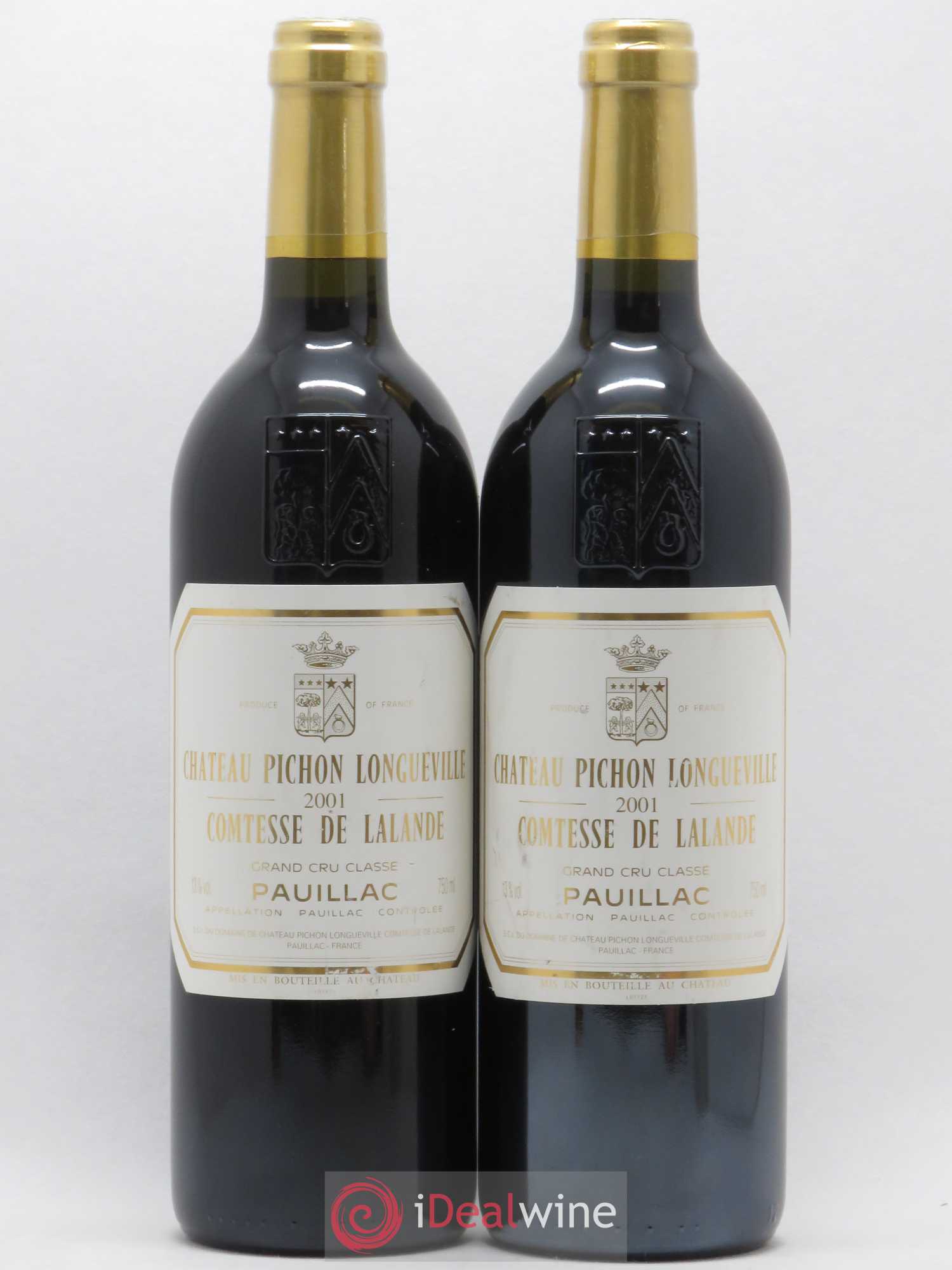 Château Pichon Longueville Comtesse de Lalande 2ème Grand Cru Classé 2001 - Lot de 2 bouteilles - 0