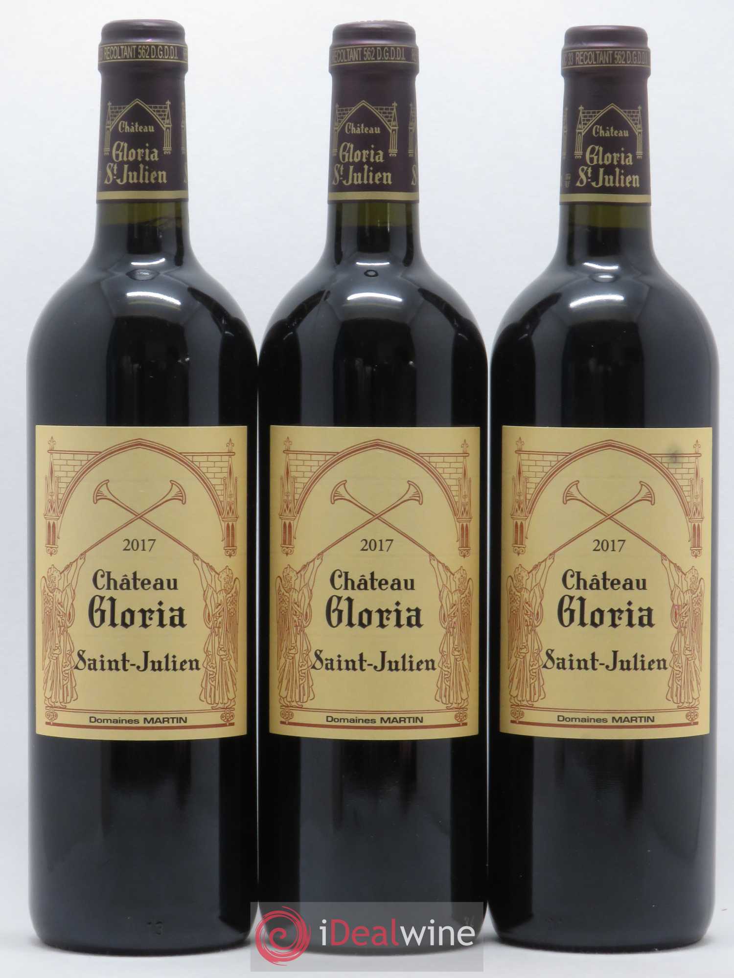 Château Gloria 2017 - Lot de 3 bouteilles - 0