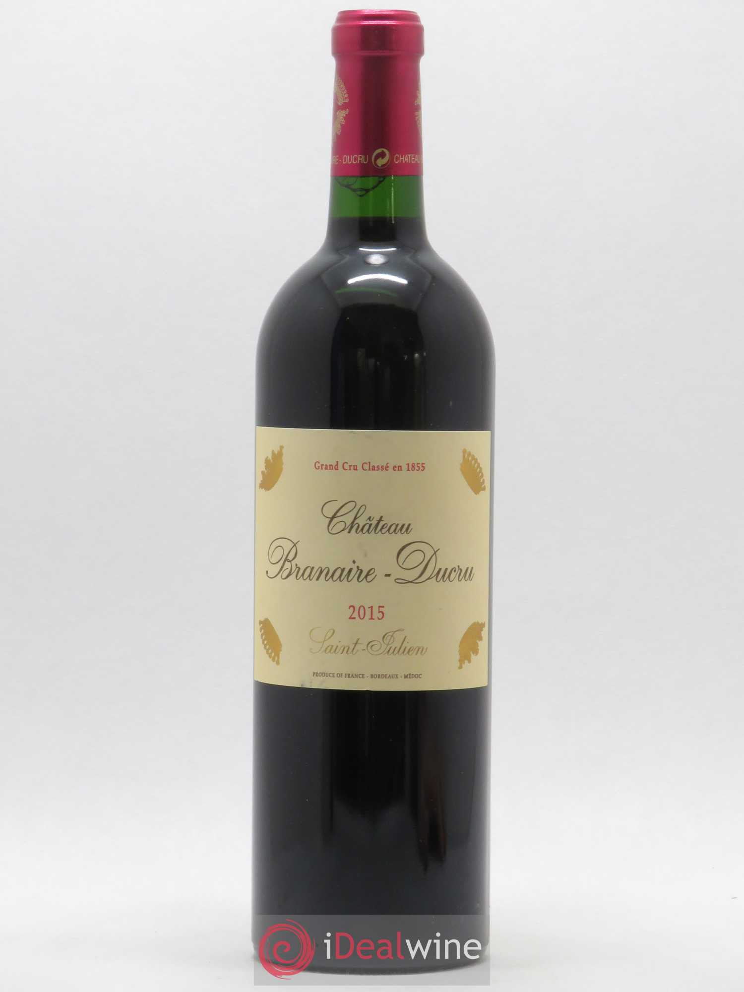 Château Branaire Ducru 4ème Grand Cru Classé 2015 - Lot de 1 bouteille - 0