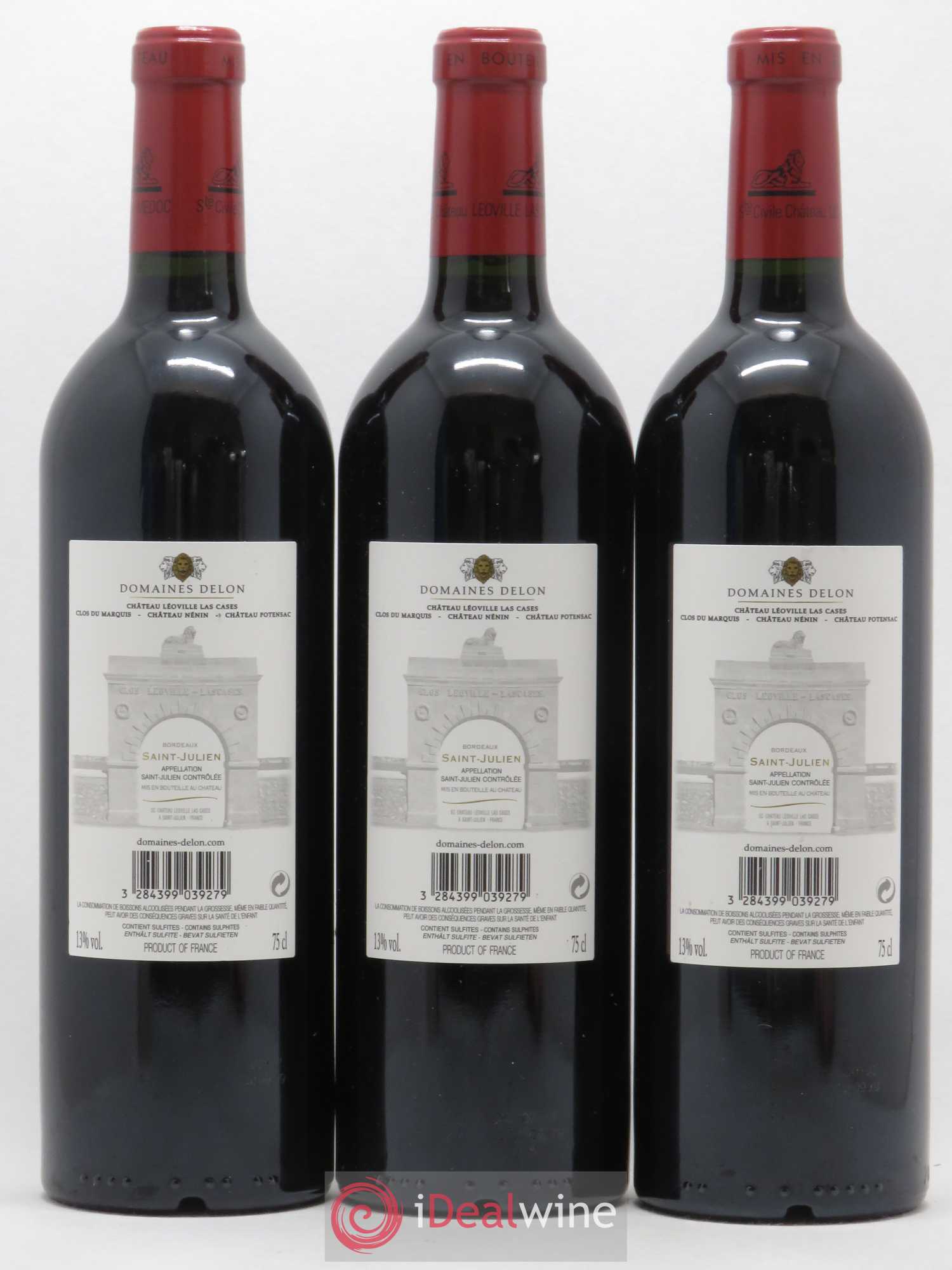Château Léoville Las Cases 2ème Grand Cru Classé 2017 - Lot de 3 bouteilles - 1