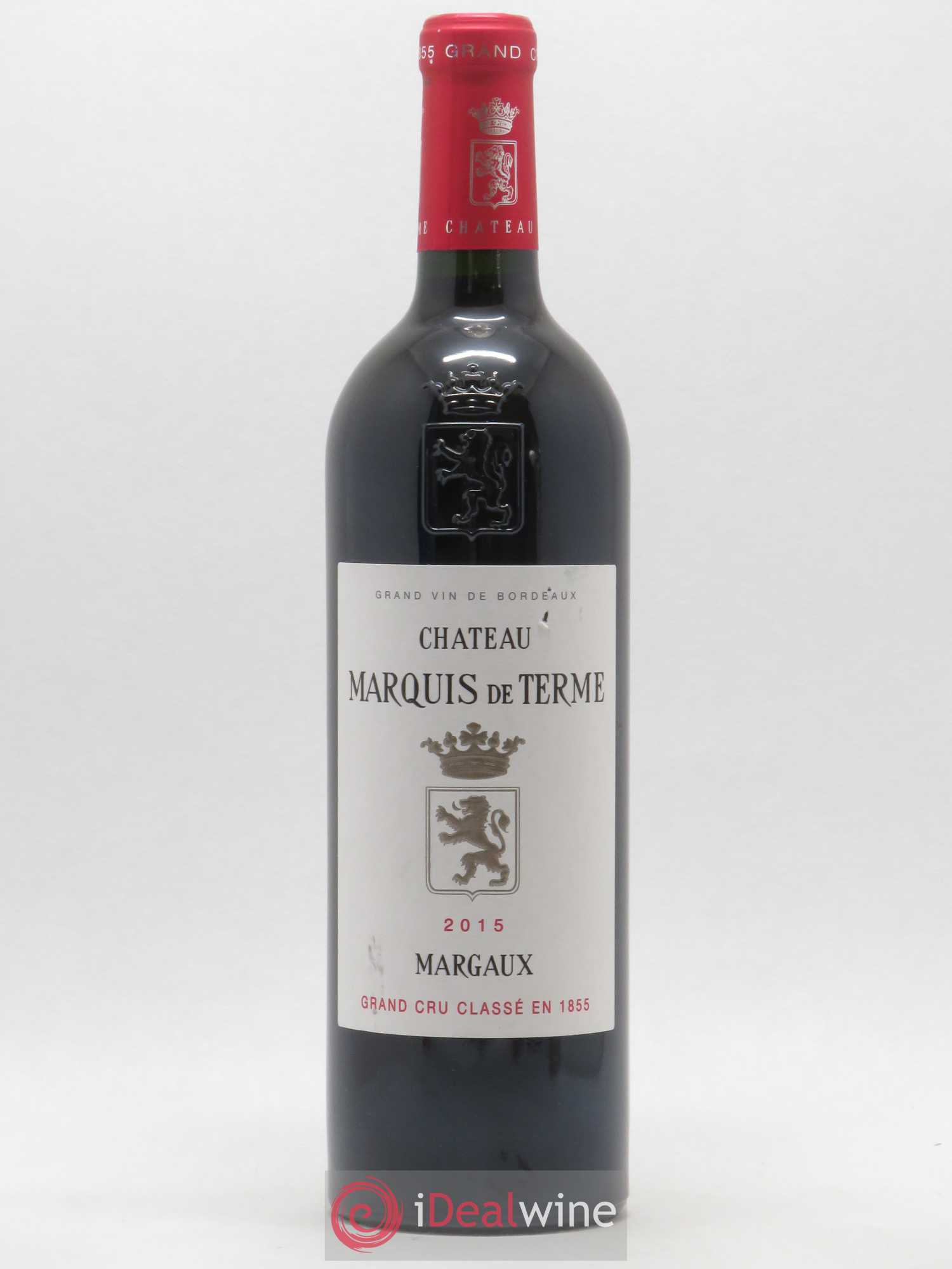 Château Marquis de Terme 4ème Grand Cru Classé 2015 - Lot de 1 bouteille - 0