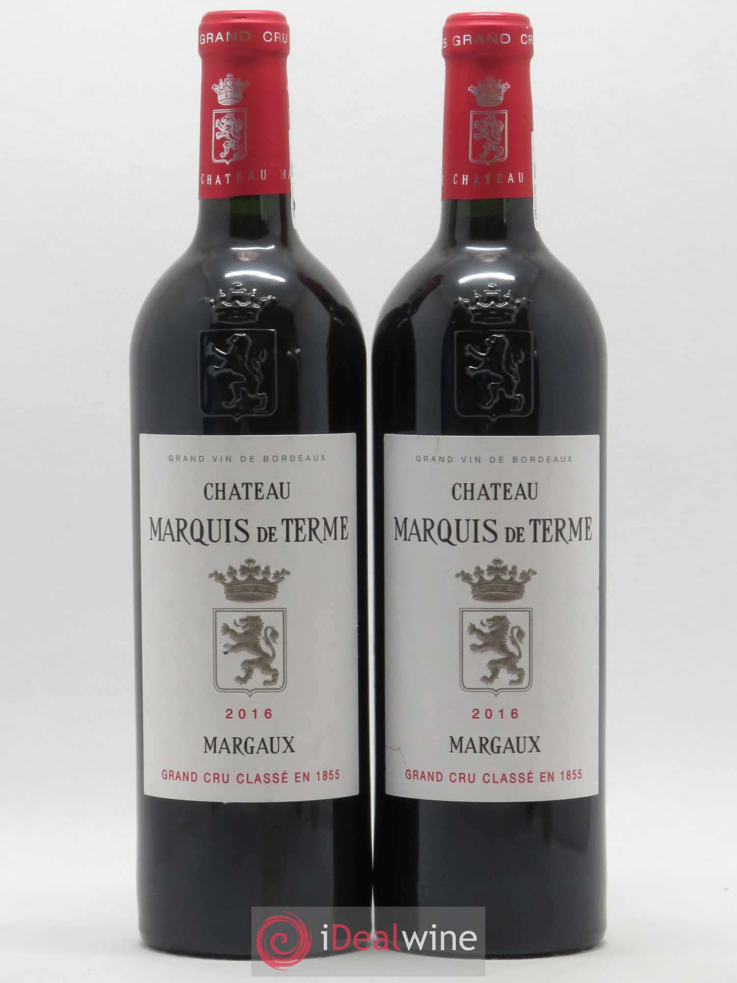 Château Marquis de Terme 4ème Grand Cru Classé 2016 - Lotto di 2 bottiglie - 0