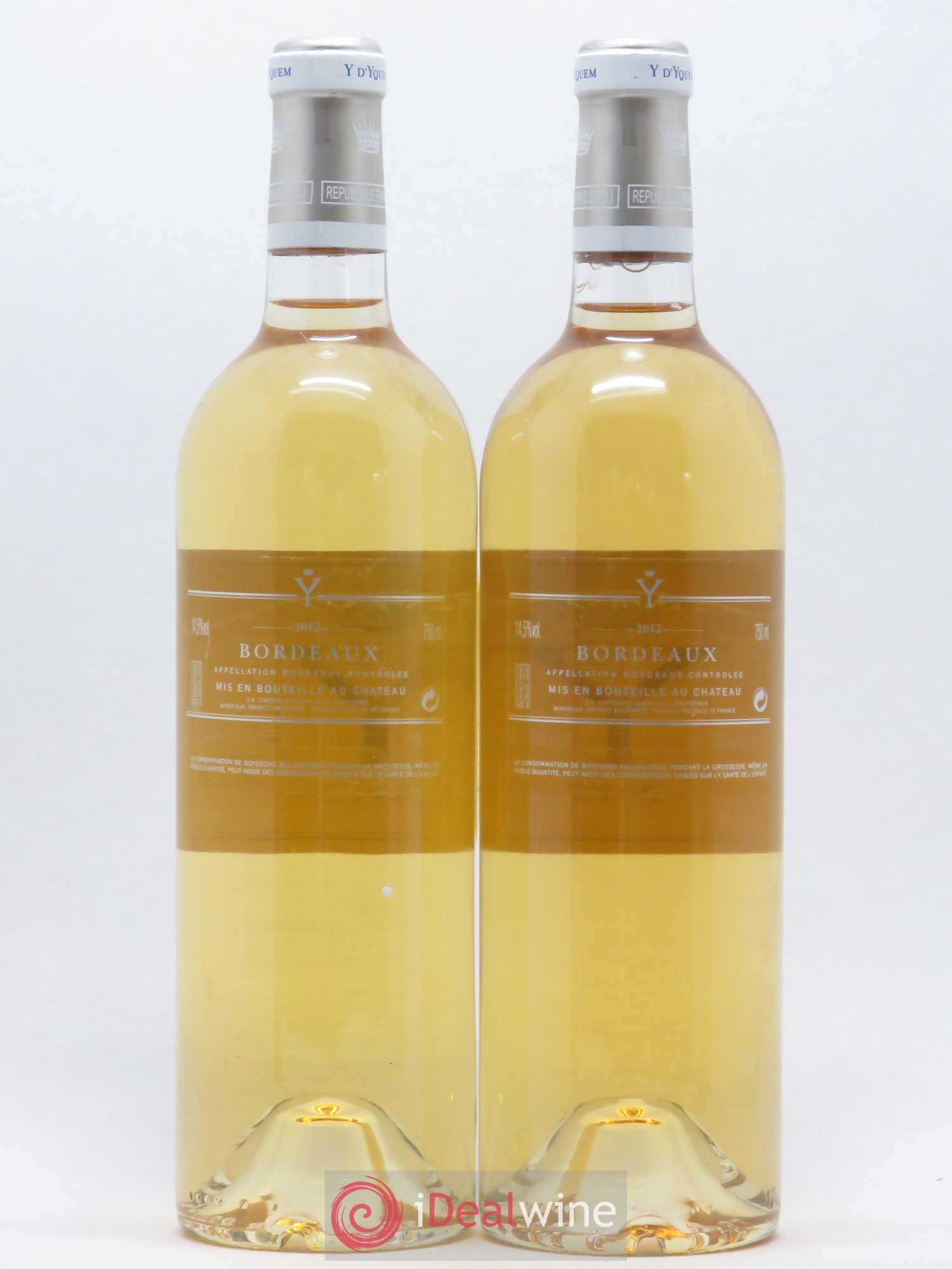 Y de Yquem 2012 - Lot de 2 bouteilles - 1