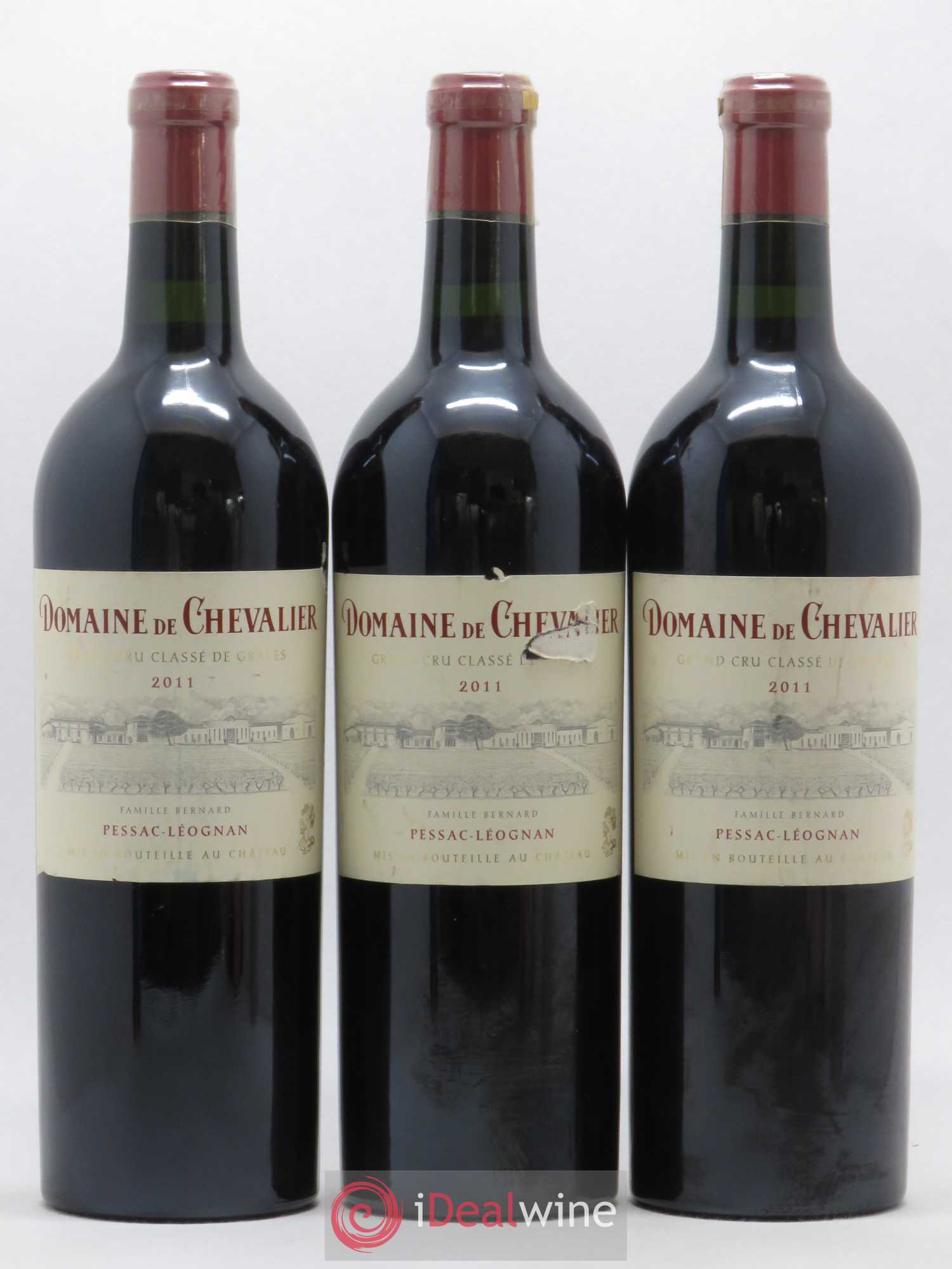 Domaine de Chevalier Cru Classé de Graves 2011 - Lot de 3 bouteilles - 0