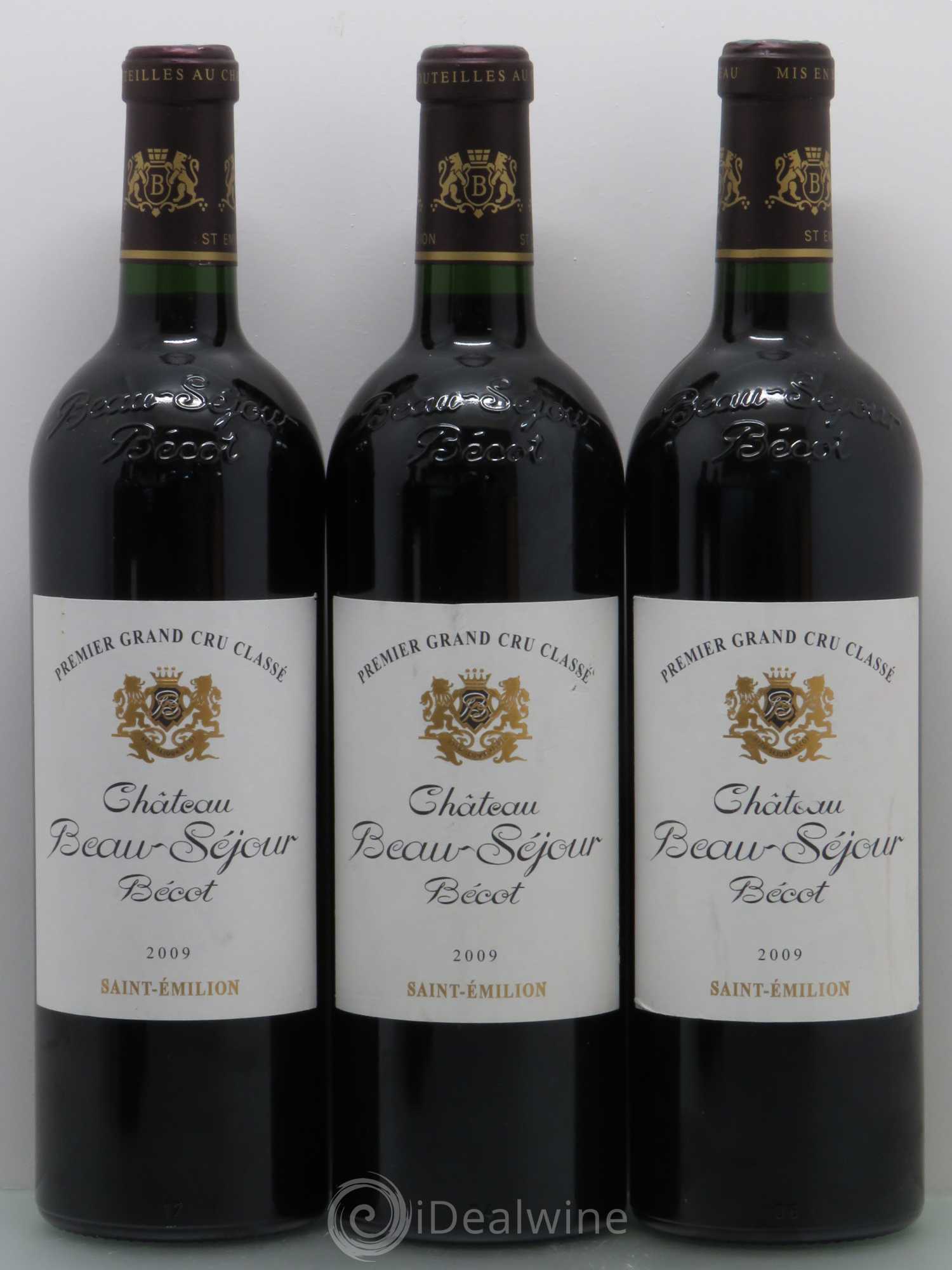 Château Beau-Séjour Bécot 1er Grand Cru Classé B 2009 - Lot de 5 bouteilles - 1