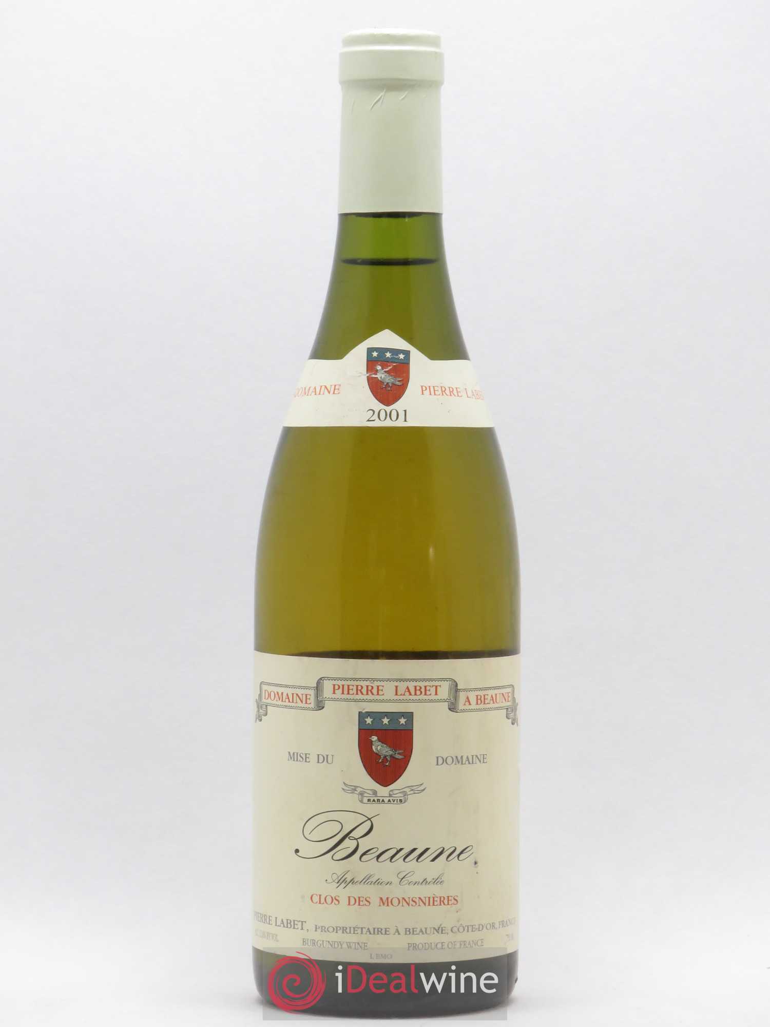 Beaune Clos des Monsnières Pierre Labet 2001 - Posten von 1 Flasche - 0