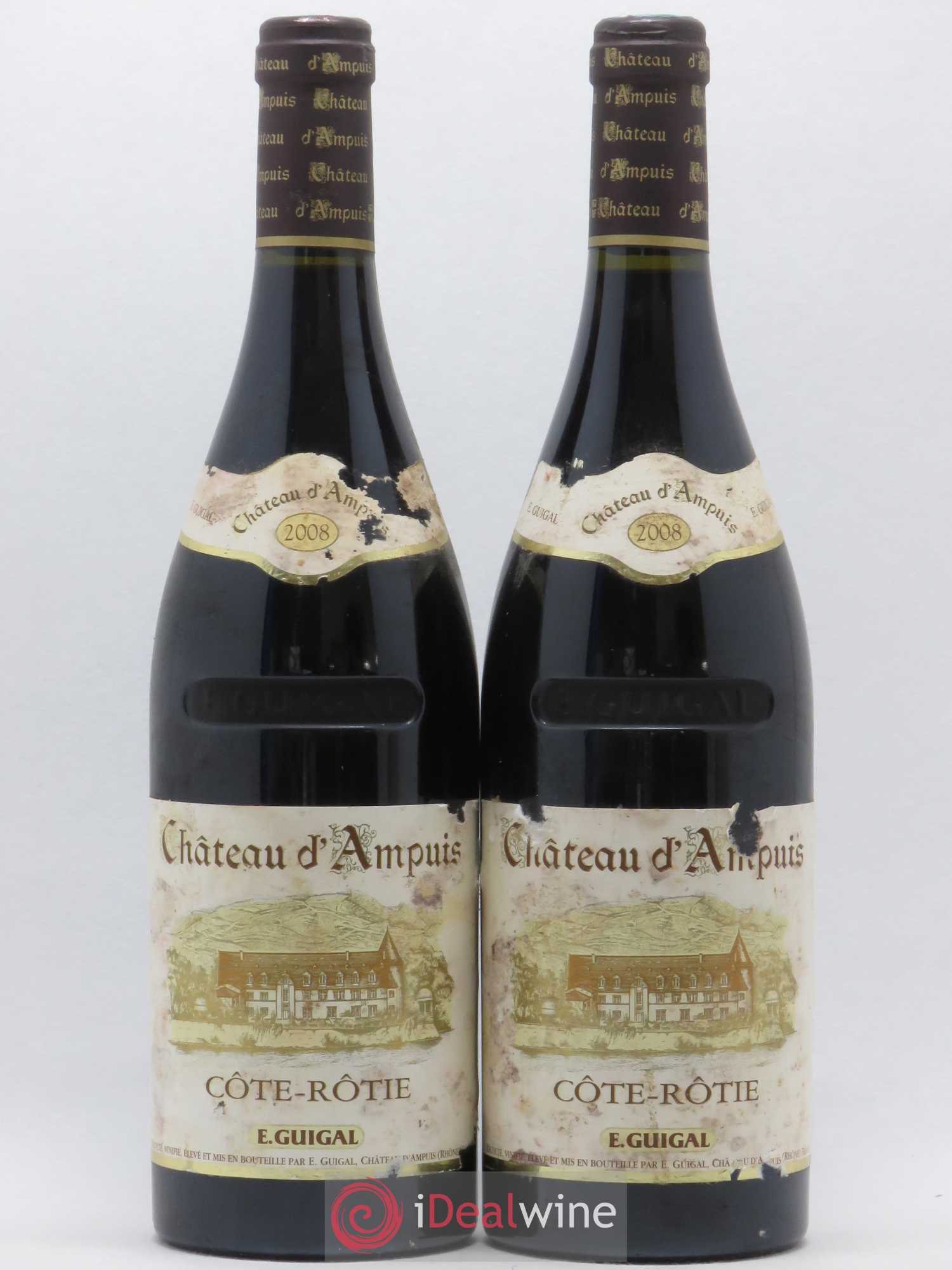 Côte-Rôtie Château d'Ampuis Guigal 2008 - Lot de 2 bouteilles - 0