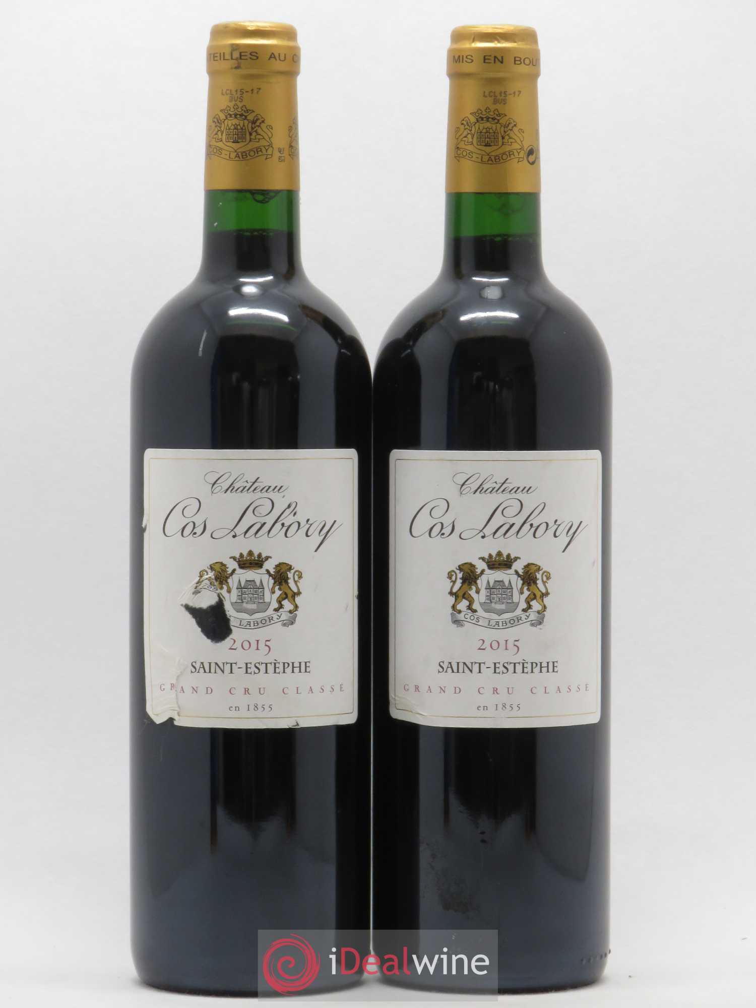 Château Cos Labory 5ème Grand Cru Classé 2015 - Lot de 2 bouteilles - 0