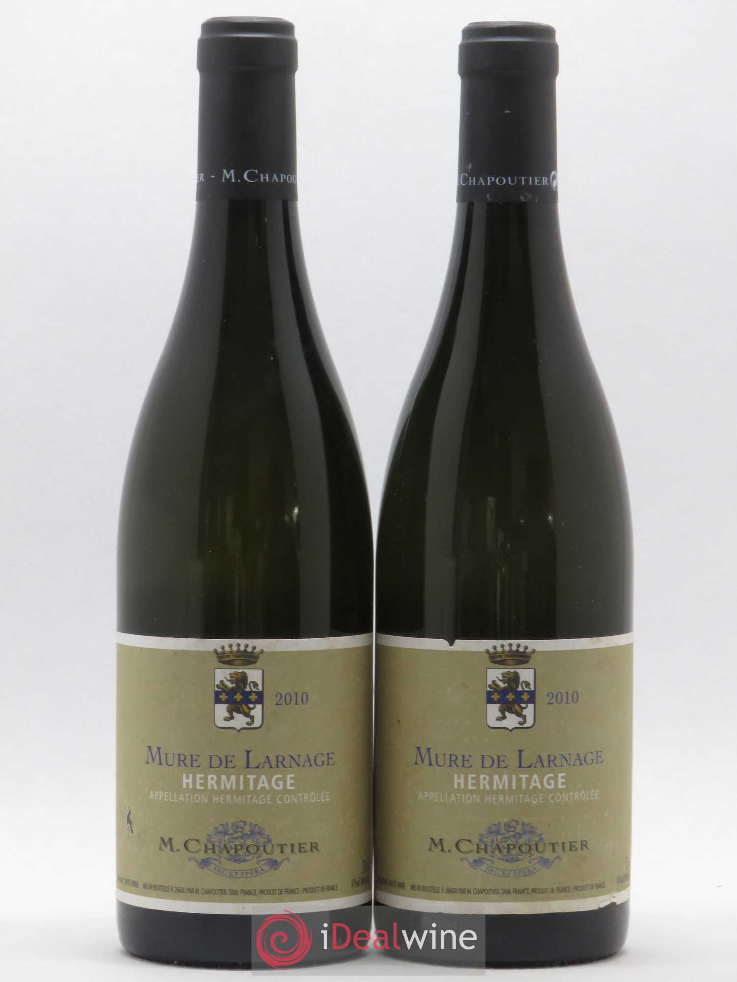 Hermitage Mûre de Larnage Chapoutier 2010 - Posten von 2 Flaschen - 0