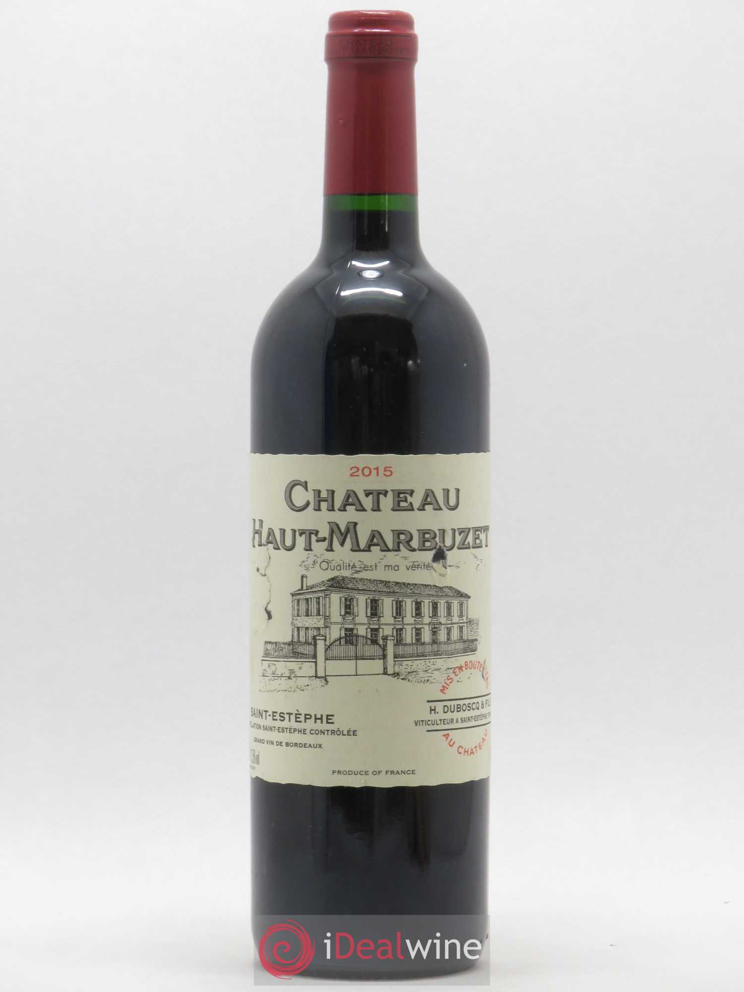 Château Haut Marbuzet 2015 - Lot de 1 bouteille - 0