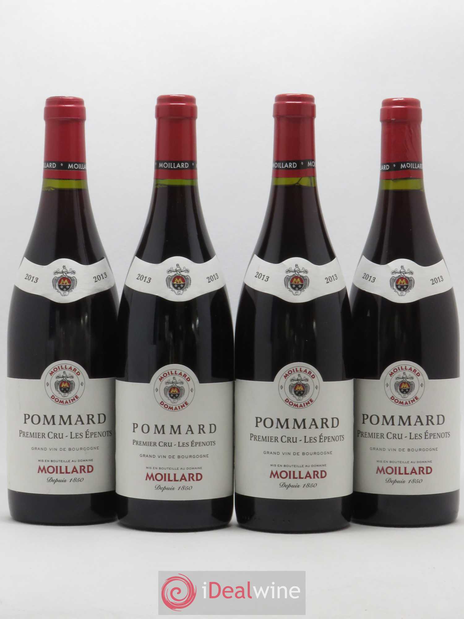 Pommard 1er Cru Les Epenots Moillard 2013 - Posten von 4 Flaschen - 0