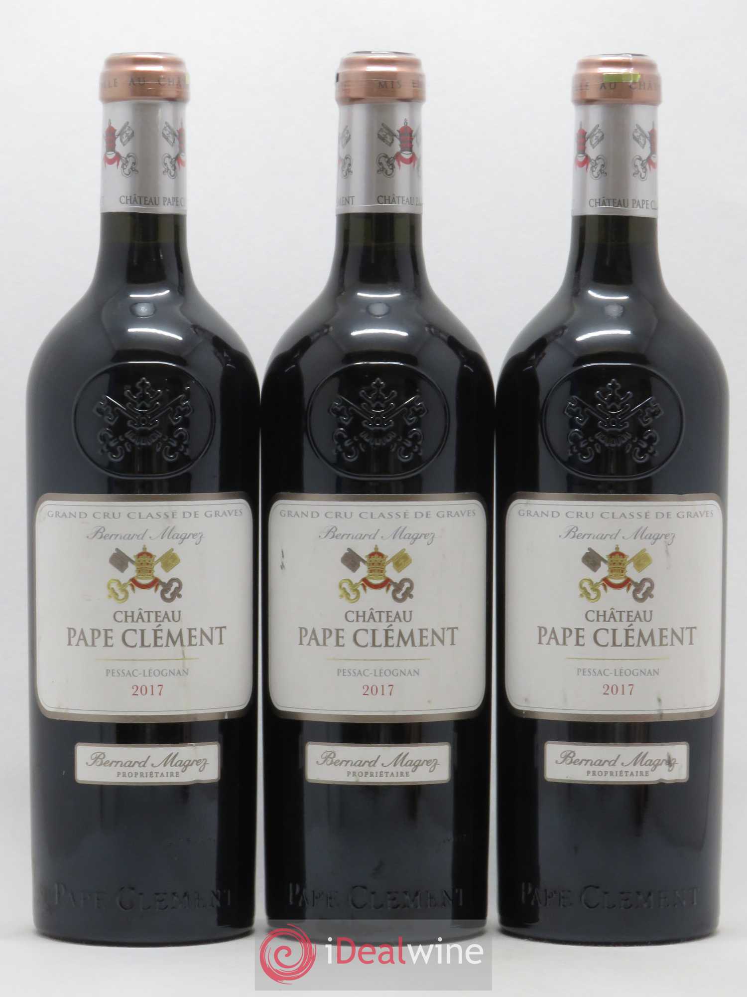 Château Pape Clément Cru Classé de Graves 2017 - Lot de 3 bouteilles - 0