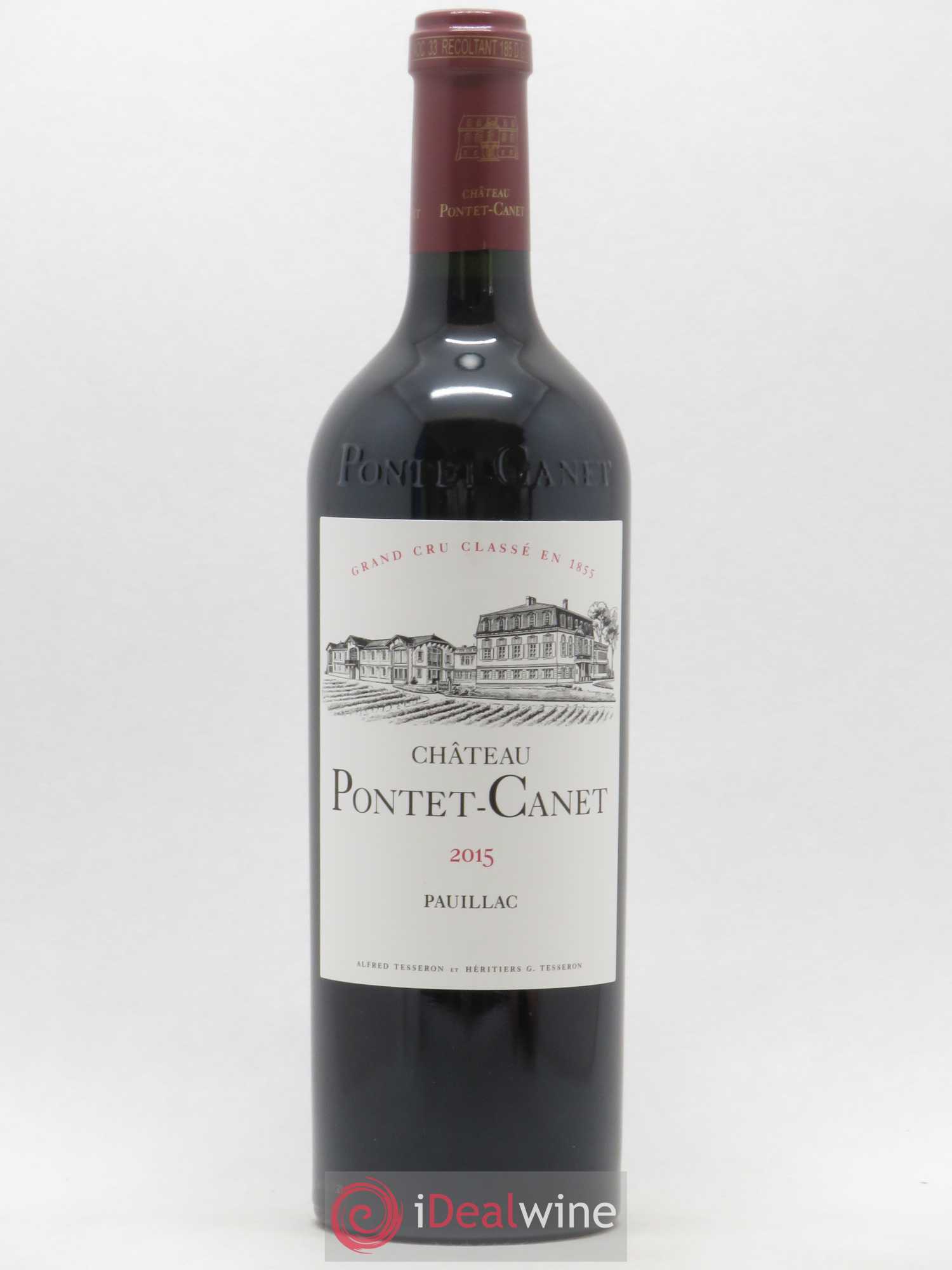 Château Pontet Canet 5ème Grand Cru Classé 2015 - Lot de 1 bouteille - 0