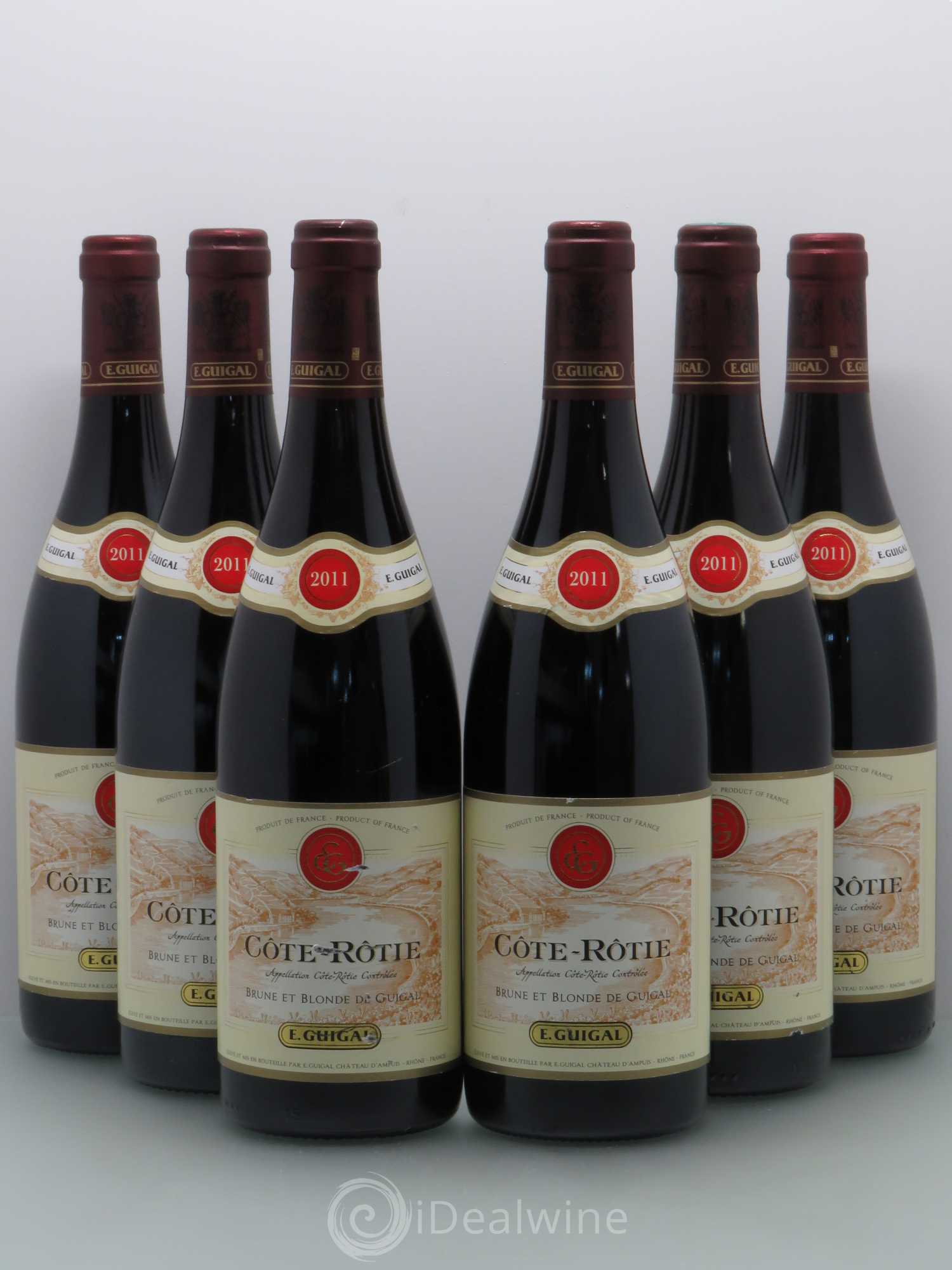 Côte-Rôtie Côtes Brune et Blonde Guigal 2011 - Lot de 6 bouteilles - 0
