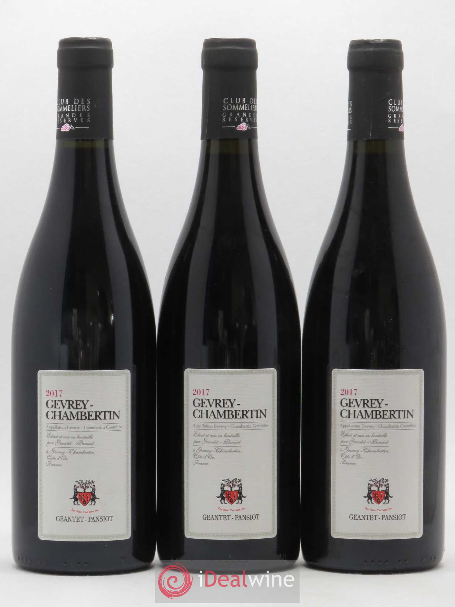 Gevrey-Chambertin Club des Sommeliers Geantet-Pansiot 2017 - Posten von 3 Flaschen - 0