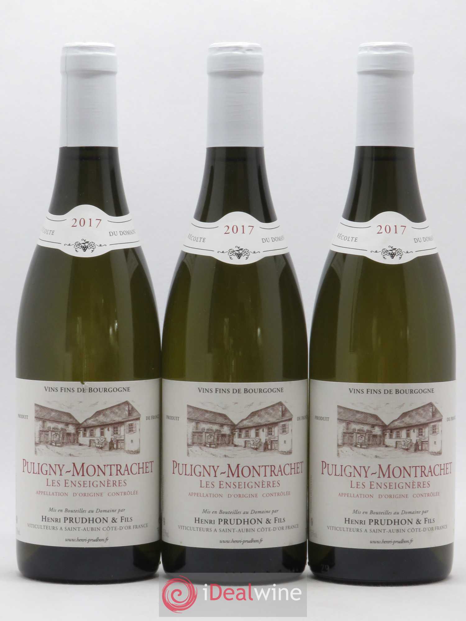 Puligny-Montrachet Les Enseignères Domaine Henri Prudhon 2017 - Posten von 3 Flaschen - 0