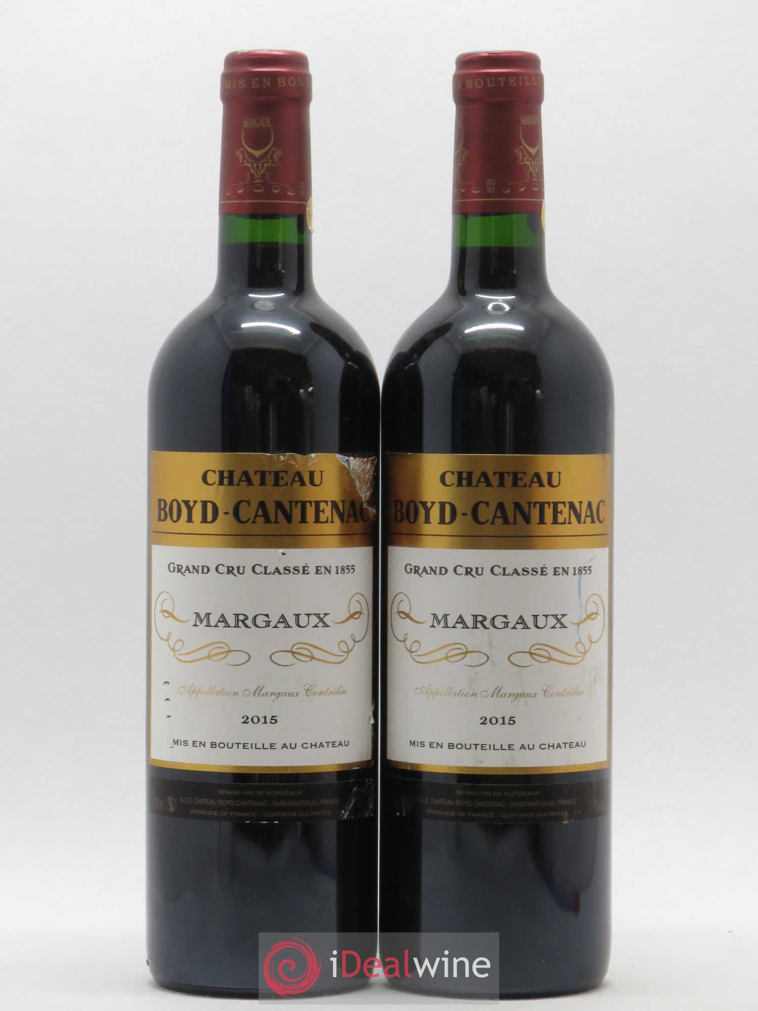 Château Boyd Cantenac 3ème Grand Cru Classé 2015 - Lot de 2 bouteilles - 0
