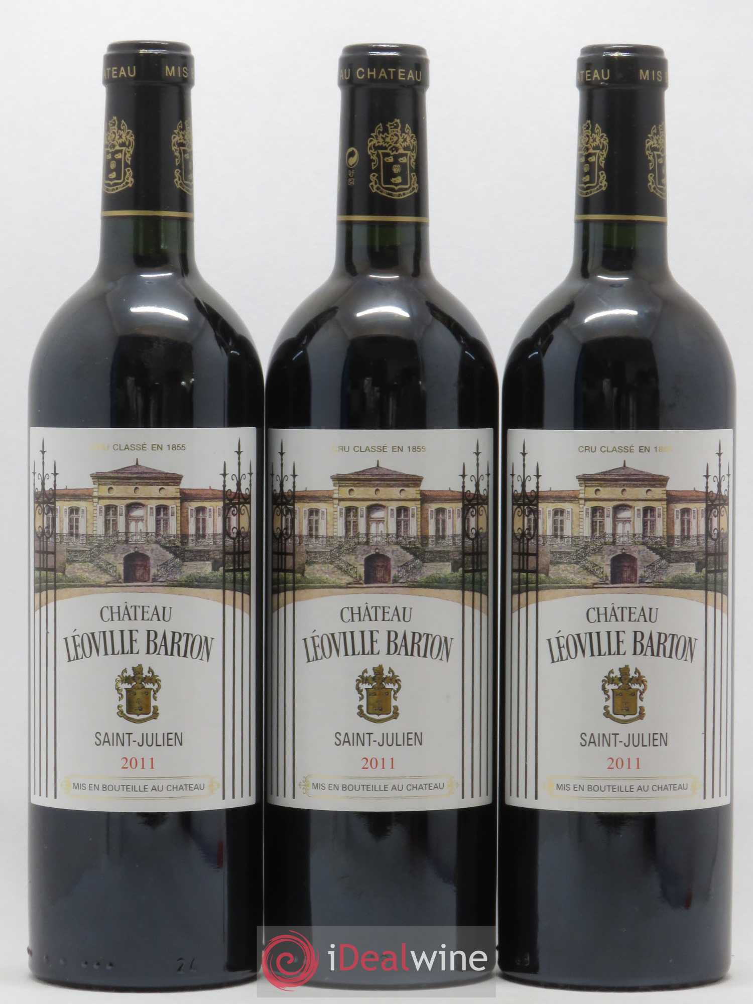 Château Léoville Barton 2ème Grand Cru Classé 2011 - Lot de 3 bouteilles - 0