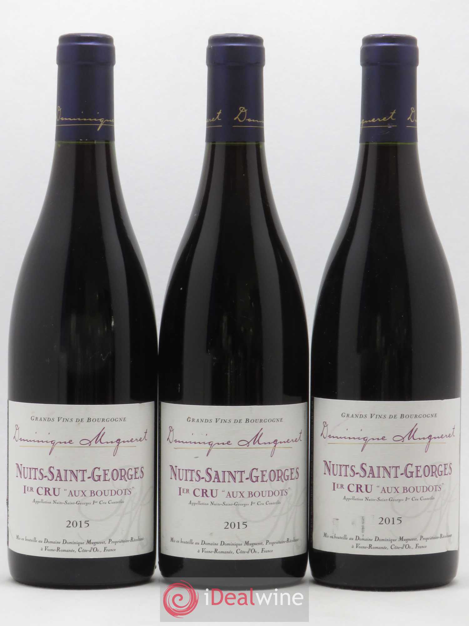 Nuits-Saint-Georges 1er Cru Les Boudots Dominique Mugneret (Domaine) 2015 - Lot de 3 bouteilles - 0