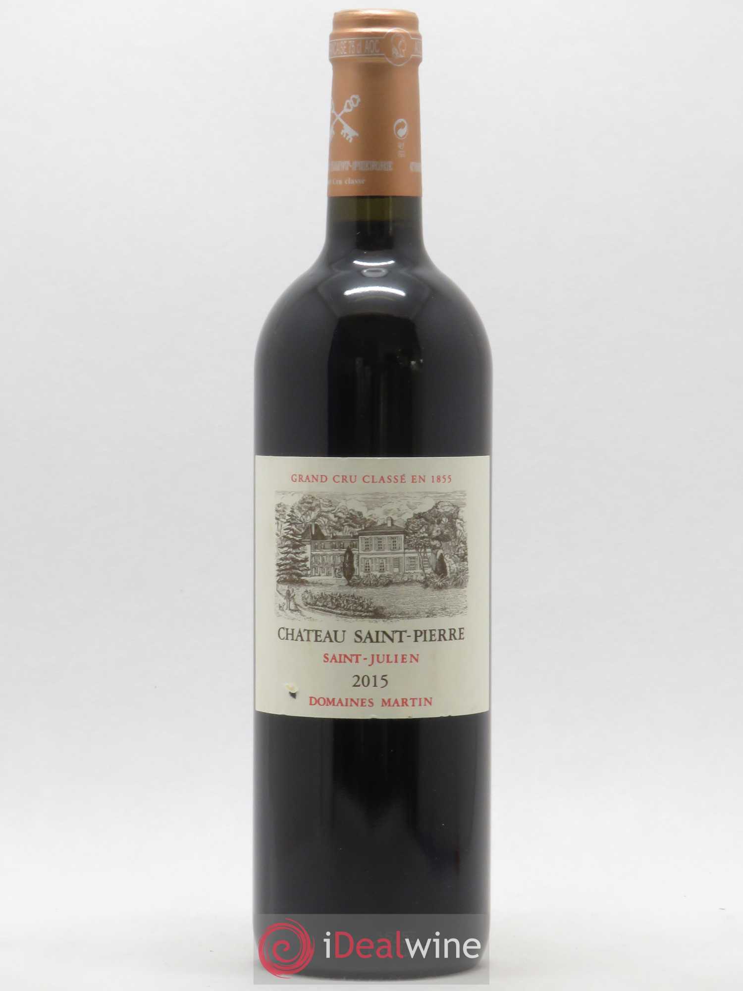 Château Saint-Pierre 4ème Grand Cru Classé 2015 - Lot de 1 bouteille - 0