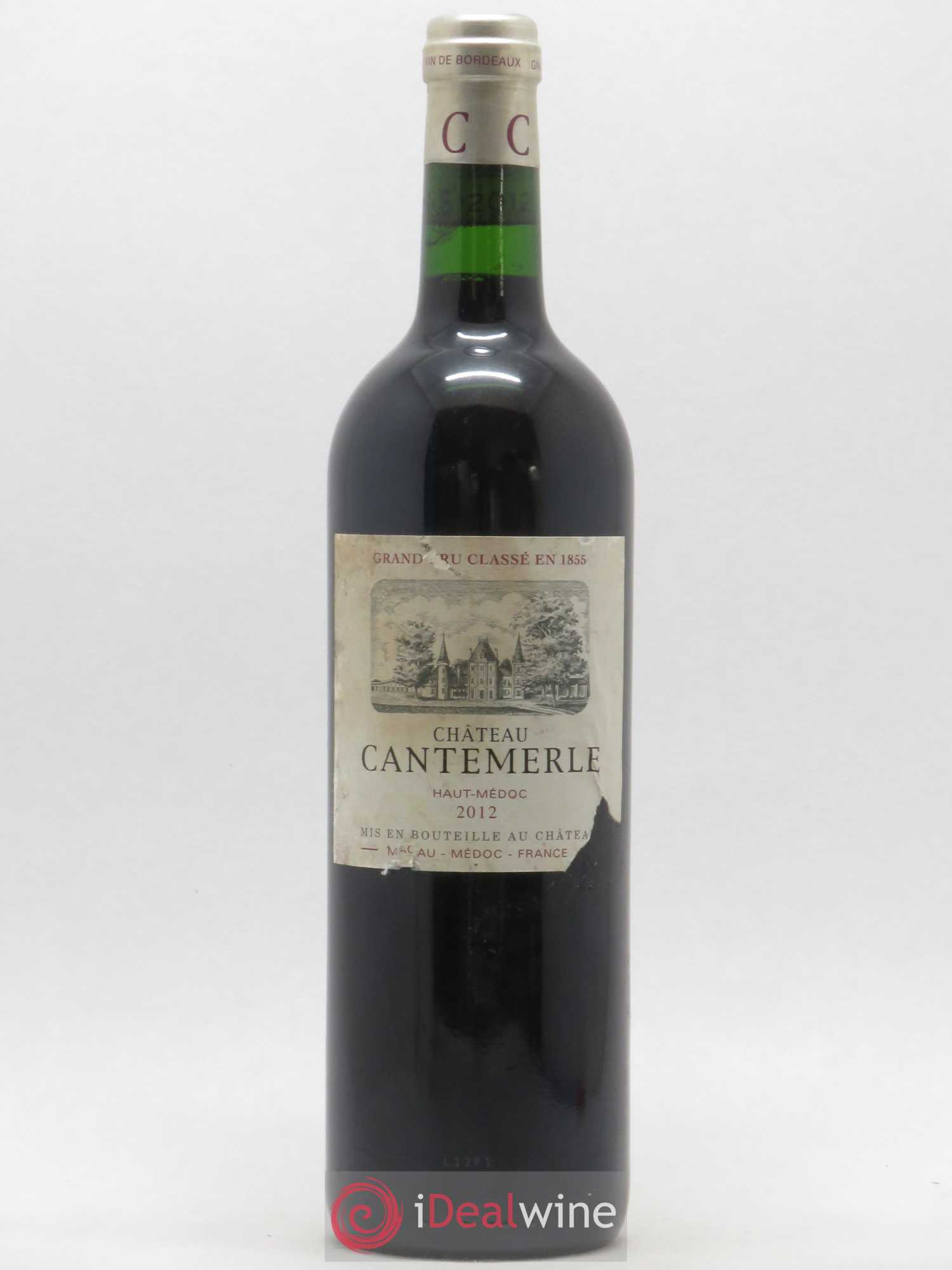 Château Cantemerle 5ème Grand Cru Classé 2012 - Lot de 1 bouteille - 0