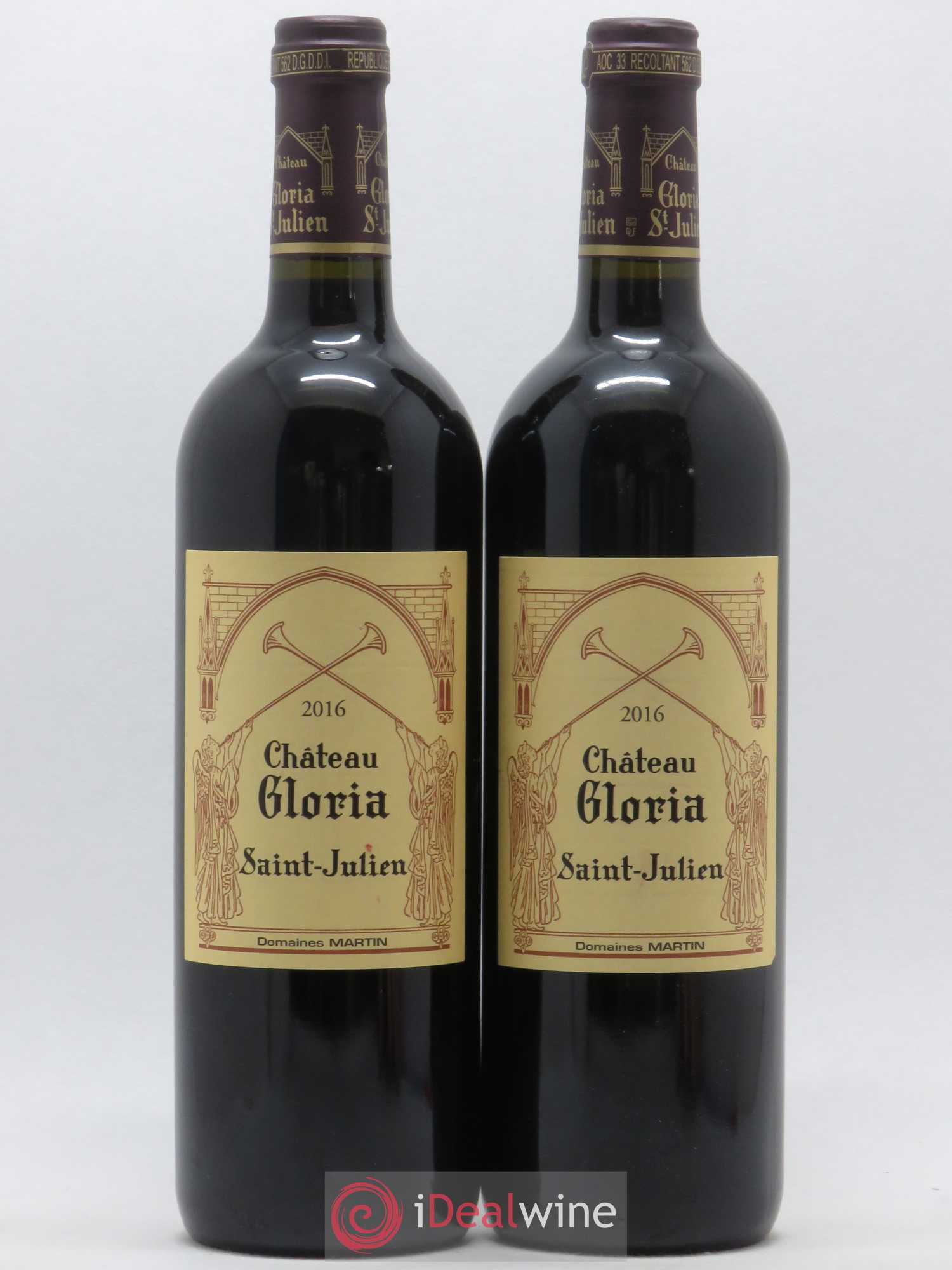 Château Gloria 2016 - Lot de 2 bouteilles - 0