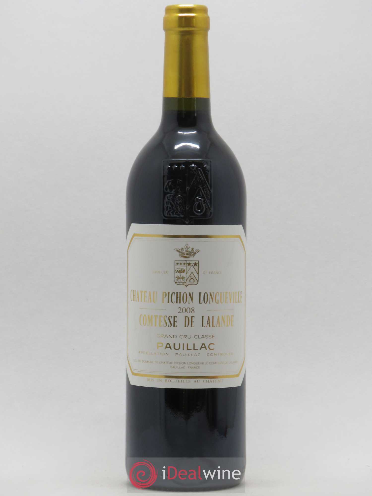 Château Pichon Longueville Comtesse de Lalande 2ème Grand Cru Classé 2008 - Lot de 1 bouteille - 0
