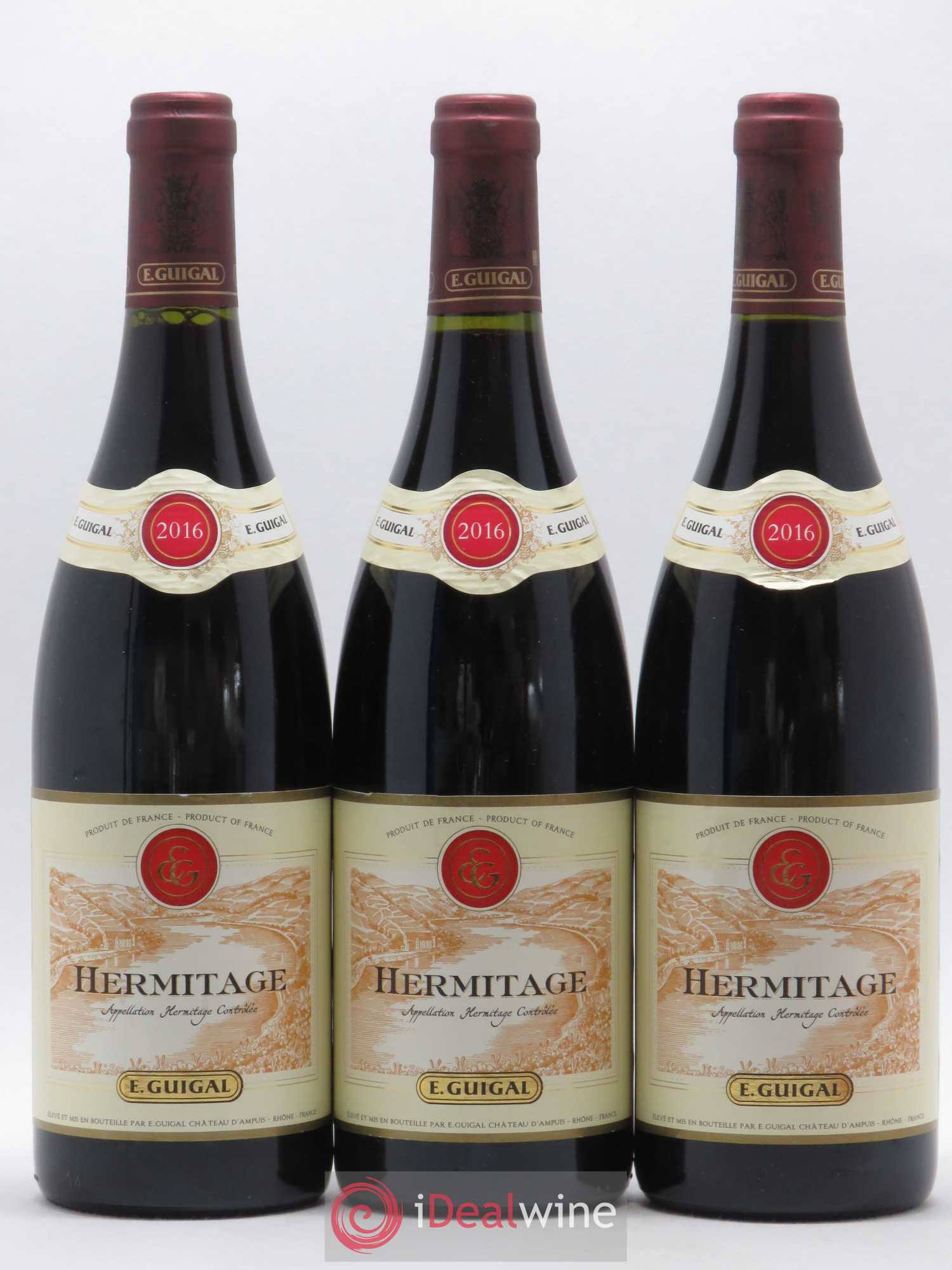 Hermitage Guigal 2016 - Lot de 3 bouteilles - 0