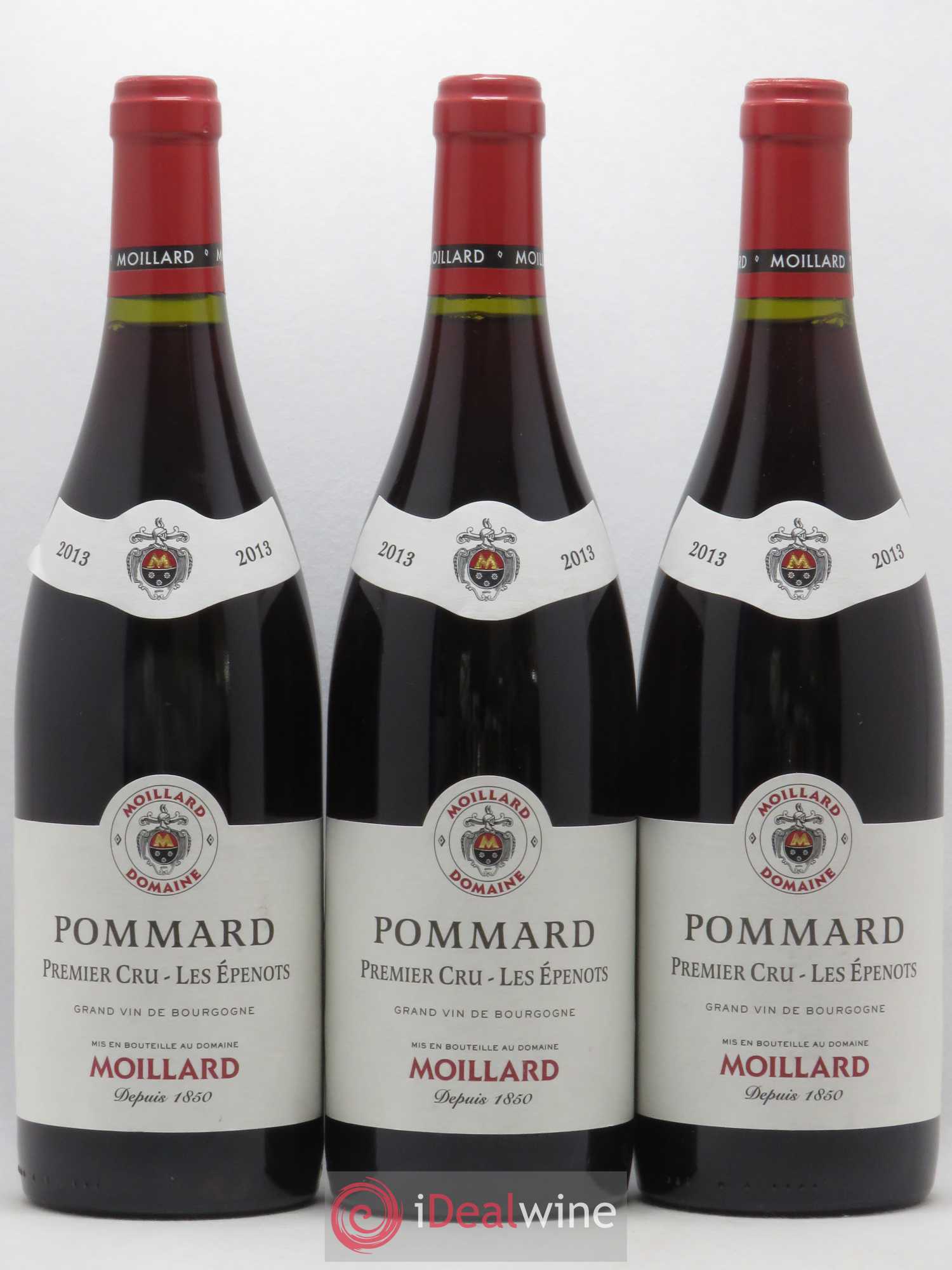 Pommard 1er Cru Les Epenots Moillard 2013 - Posten von 3 Flaschen - 0