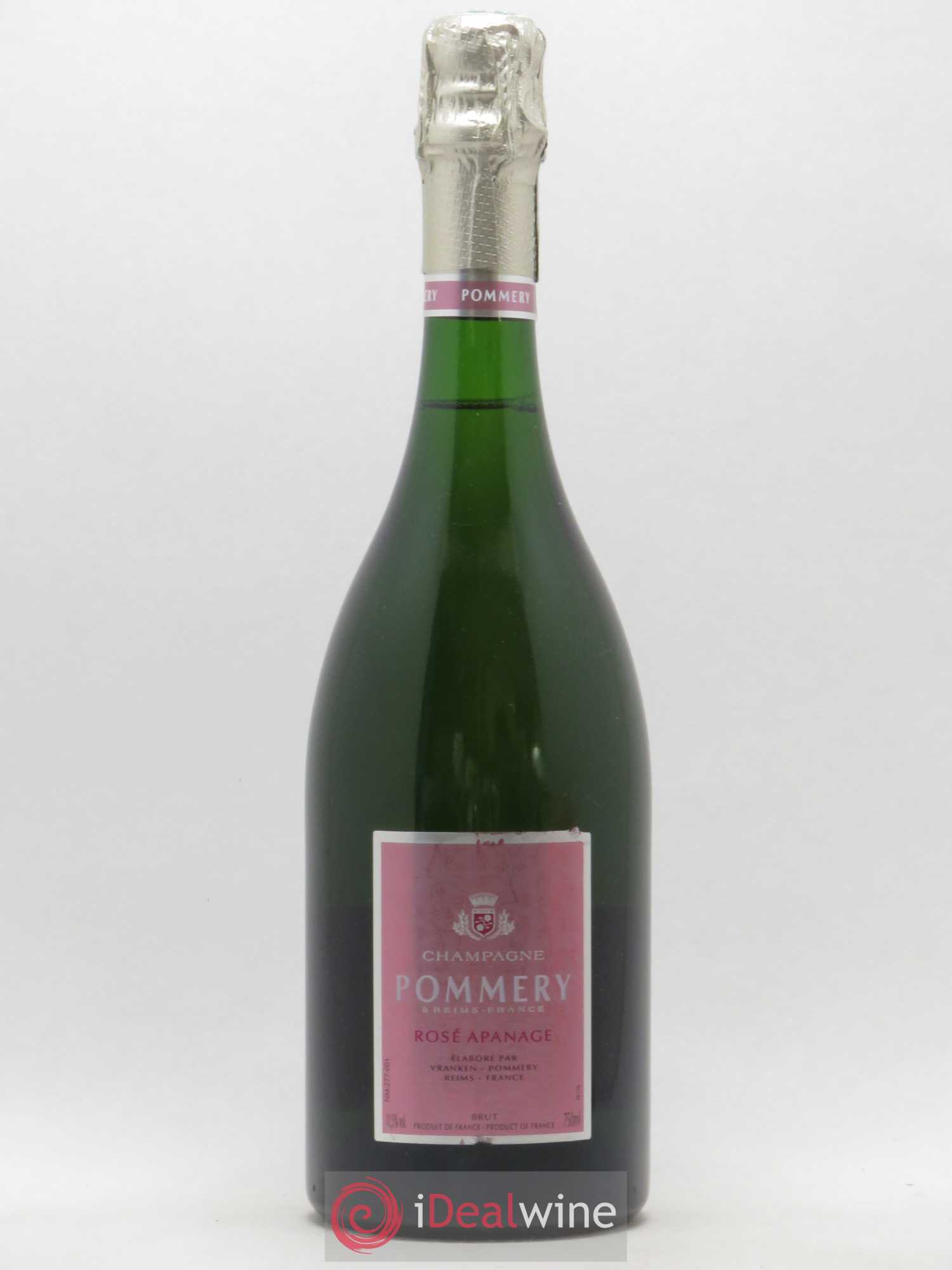Champagne - Pommery Apanage - Posten von 1 Flasche - 0