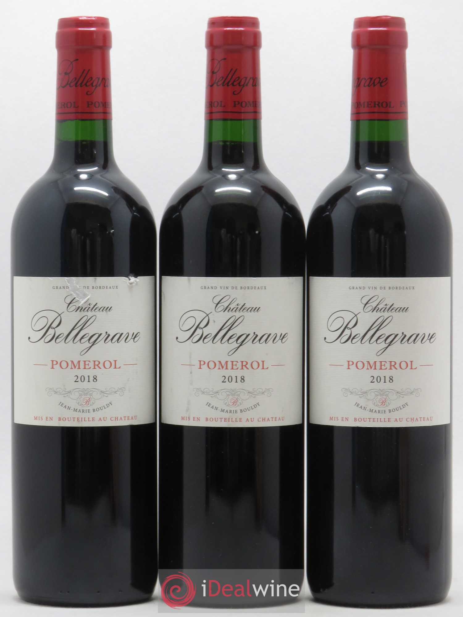 Château Bellegrave 2018 - Lot de 3 bouteilles - 0
