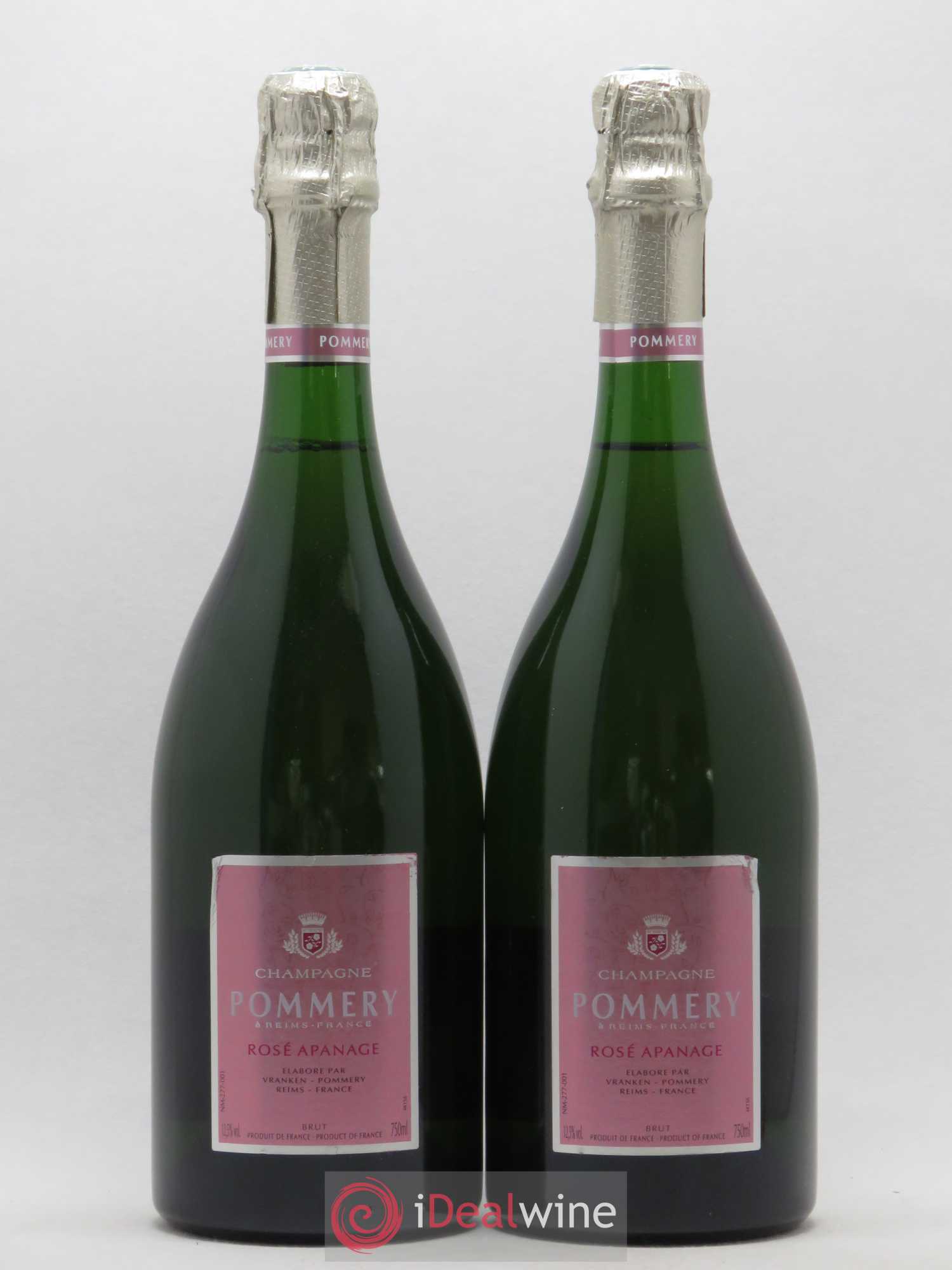 Champagne - Pommery Apanage - Lot de 2 bouteilles - 0