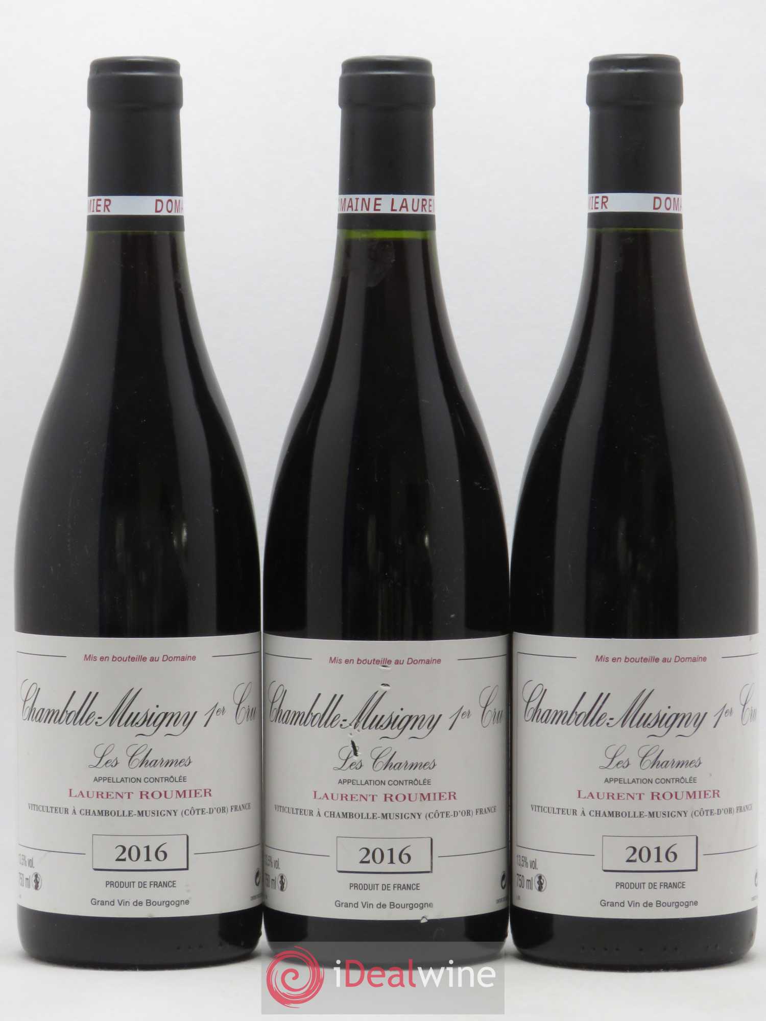 Chambolle-Musigny 1er Cru Les Charmes Laurent Roumier 2016 - Lot de 3 bouteilles - 0