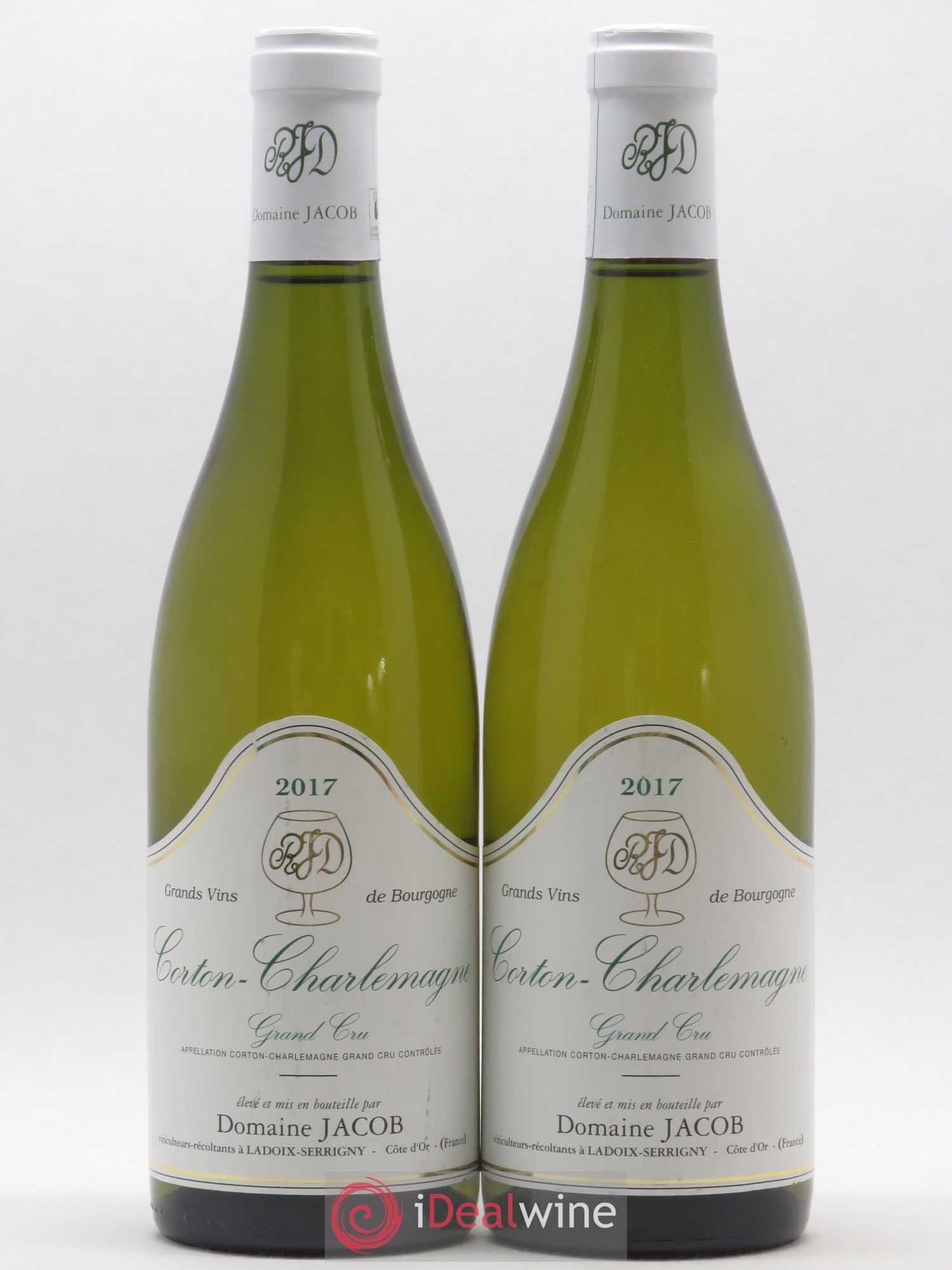 Corton-Charlemagne Grand Cru Domaine Jacob 2017 - Lot of 2 bottles - 0
