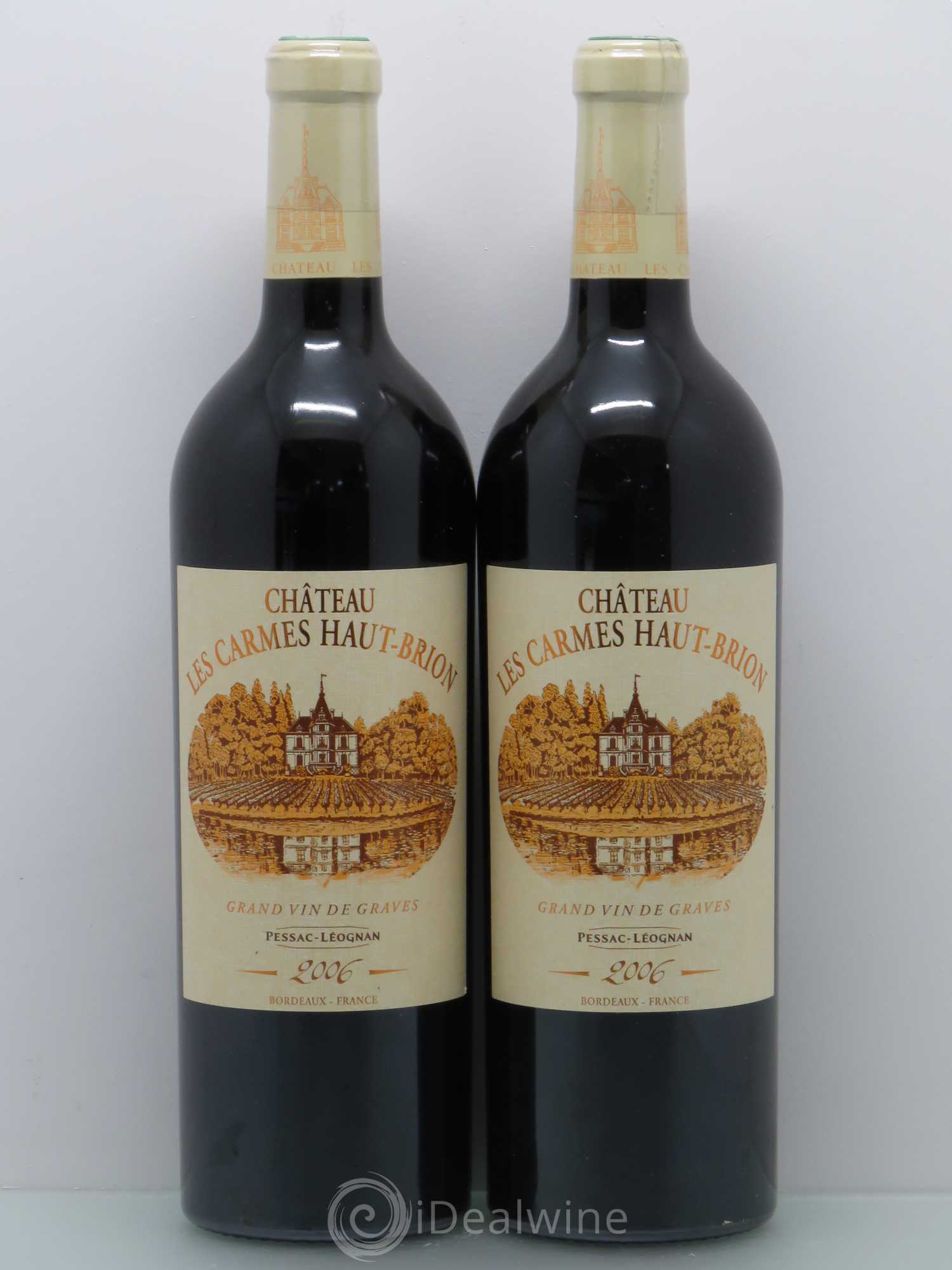 Château Les Carmes Haut-Brion 2006 - Lot de 2 bouteilles - 0