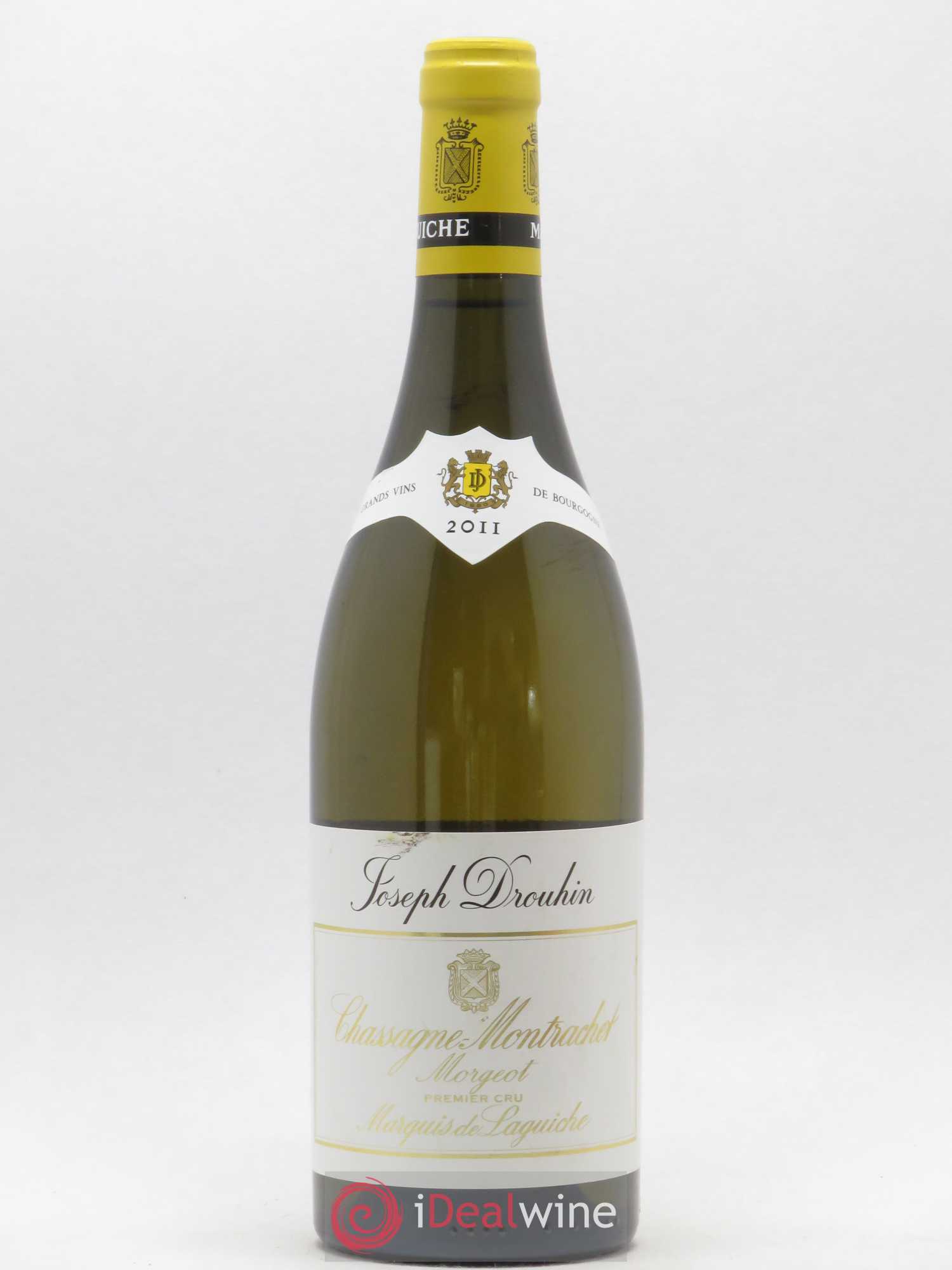 Chassagne-Montrachet 1er Cru Morgeot - Marquis de Laguiche Joseph Drouhin 2011 - Lot de 1 bouteille - 0