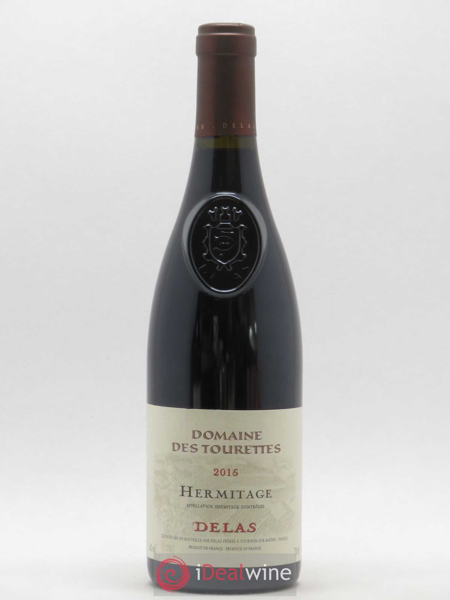 Hermitage Domaine des Tourettes Delas Frères 2015 - Lot de 1 bouteille - 0