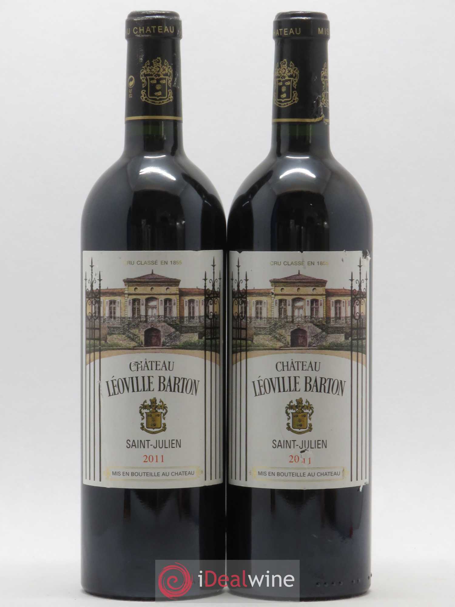 Château Léoville Barton 2ème Grand Cru Classé 2011 - Lot de 2 bouteilles - 0