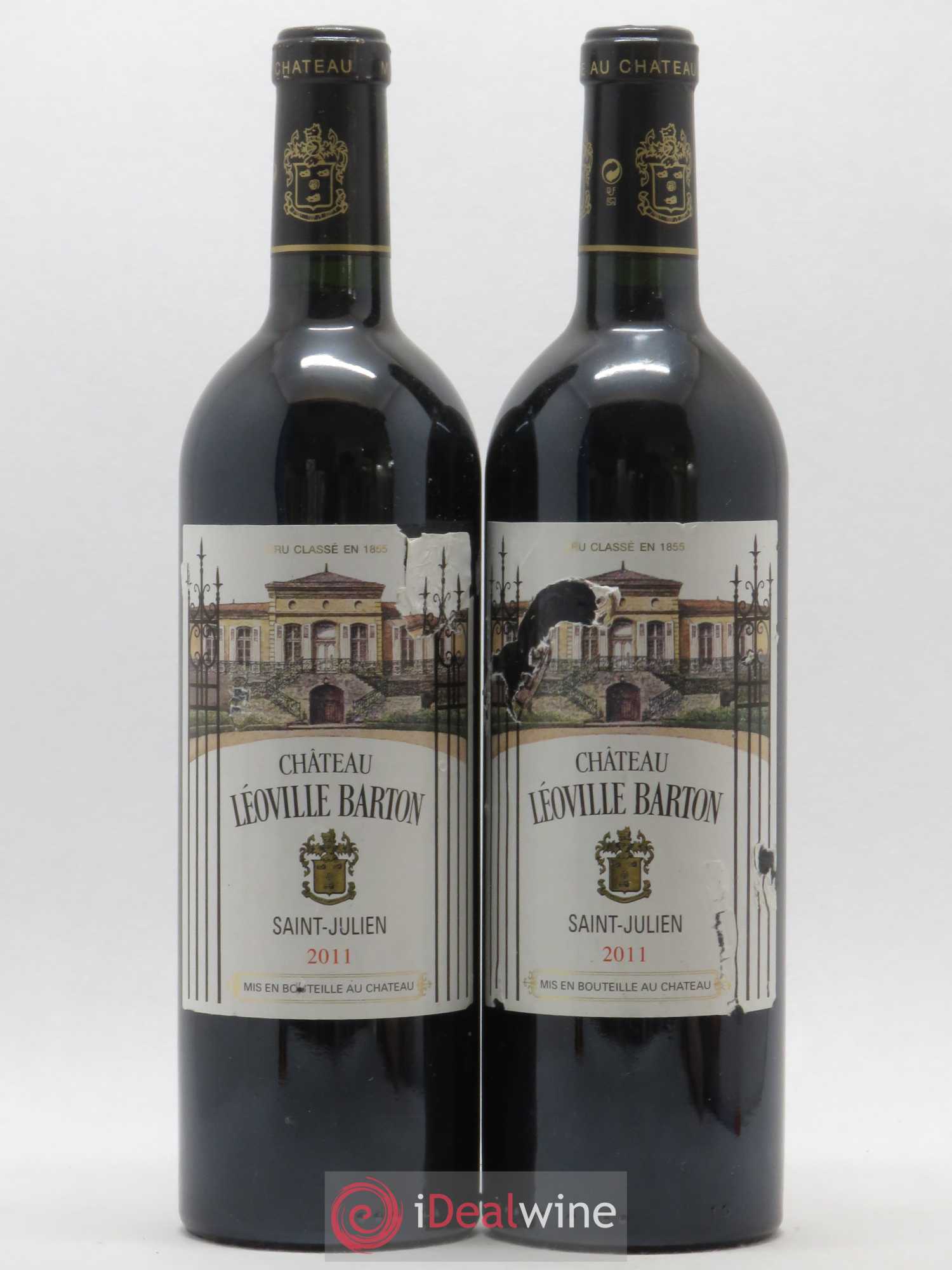 Château Léoville Barton 2ème Grand Cru Classé 2011 - Lot de 2 bouteilles - 0