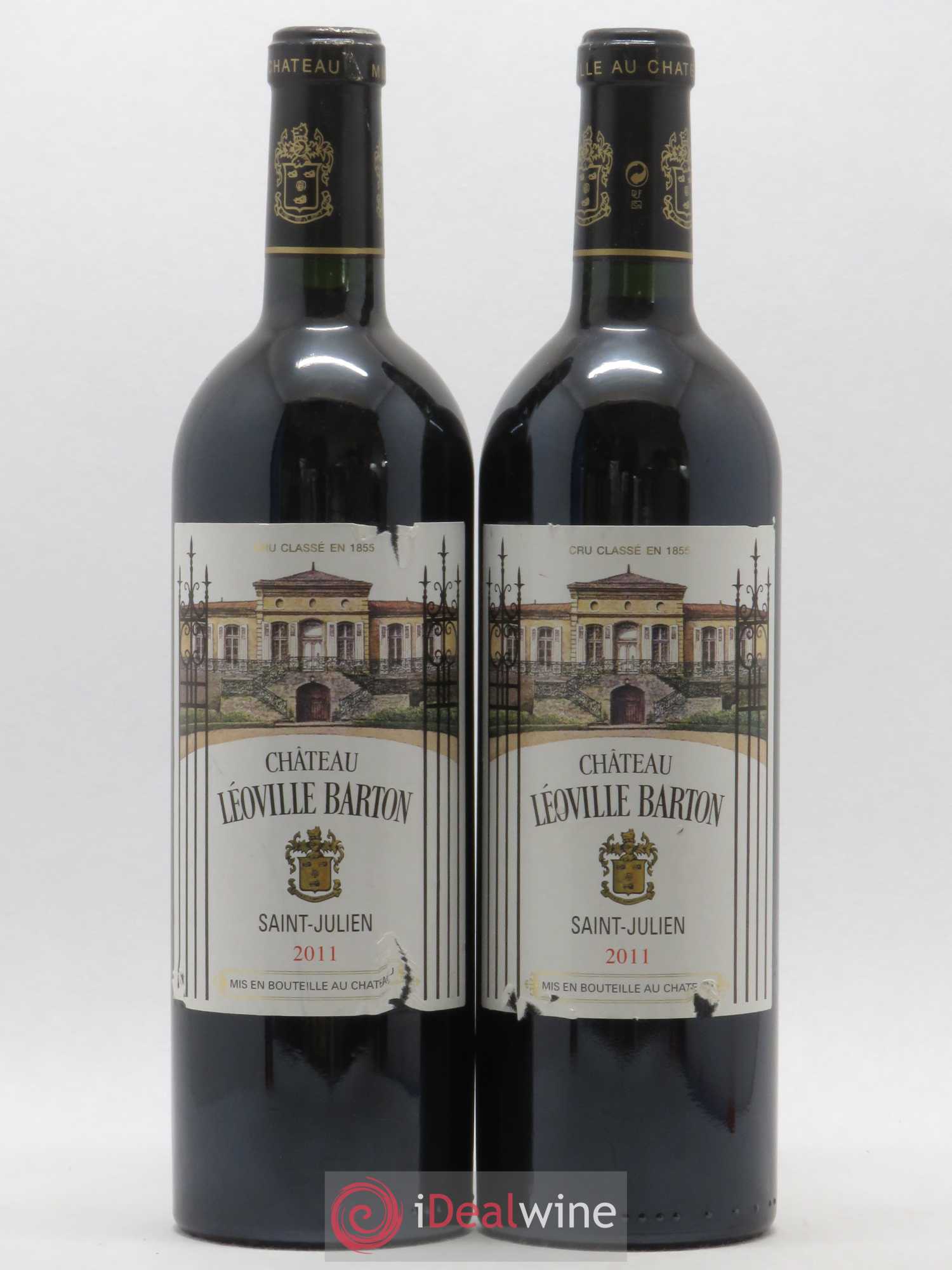 Château Léoville Barton 2ème Grand Cru Classé 2011 - Lot de 2 bouteilles - 0